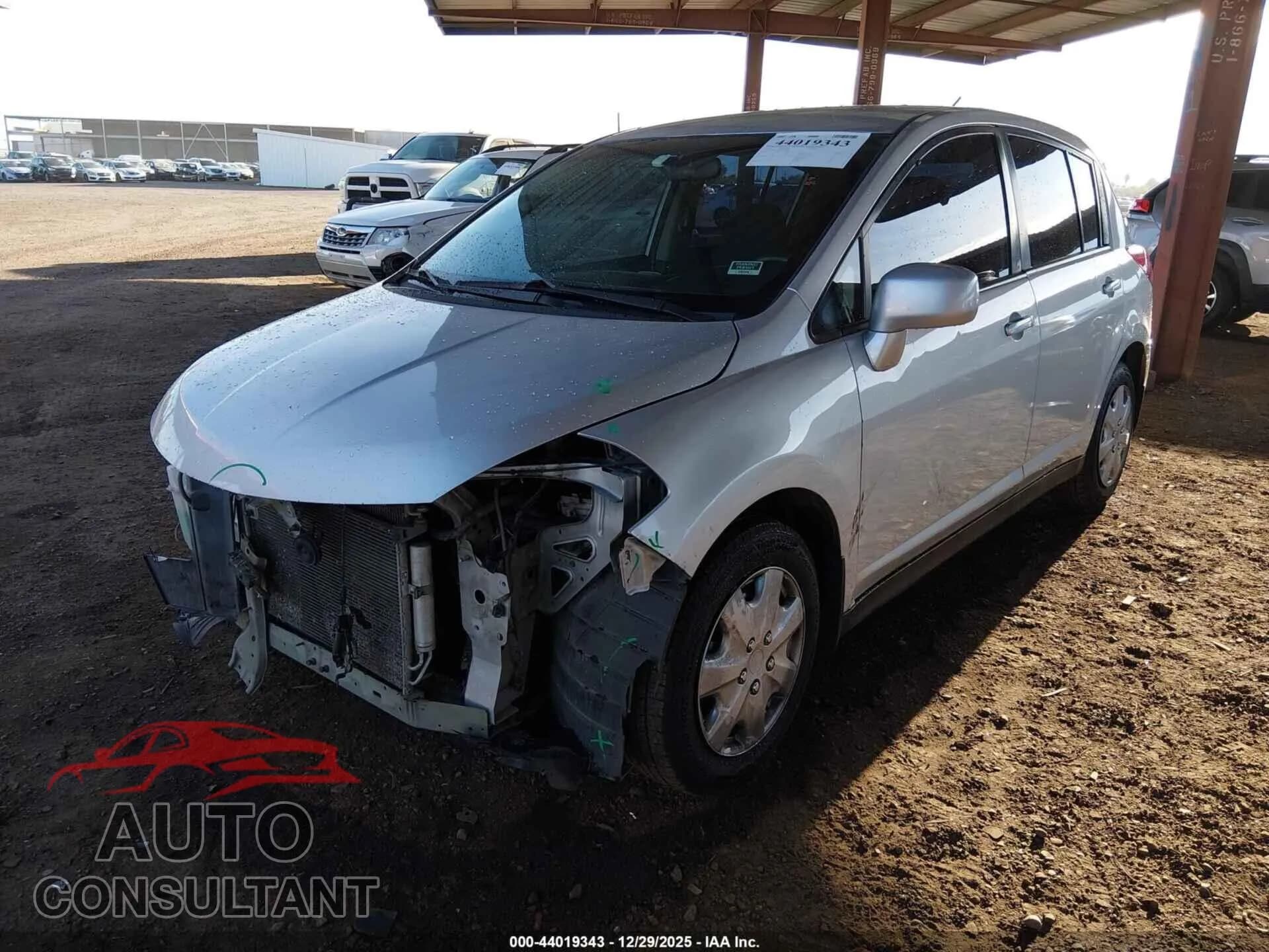 2010 NISSAN VERSA Damaged VIN 3N1BC1CP4AL450398 – rear exterior 2010 NISSAN VERSA Damaged VIN 3N1BC1CP4AL450398 – rear exterior