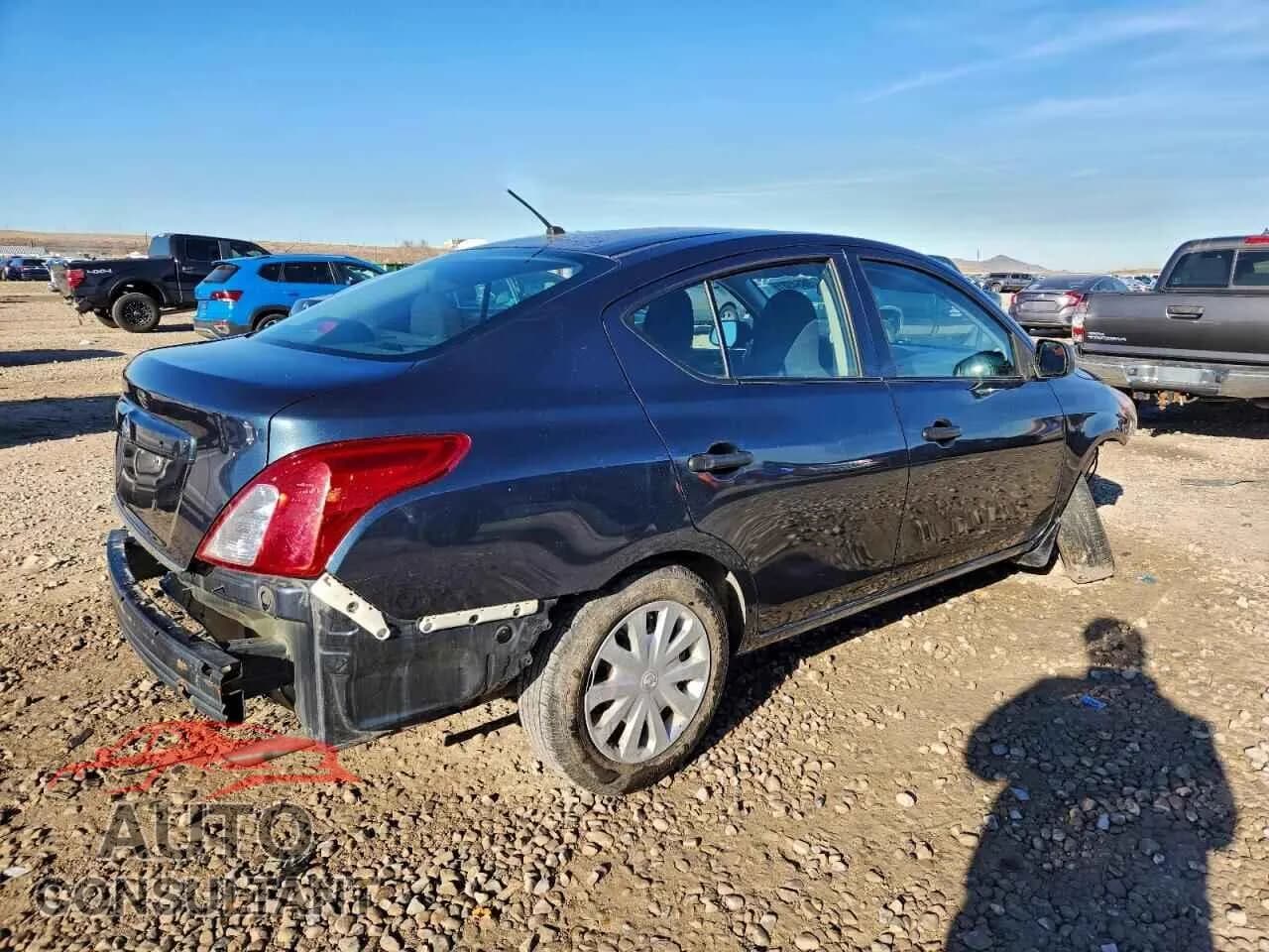 2015 NISSAN VERSA Damaged VIN 3N1CN7AP3FL893718 – side profile 2015 NISSAN VERSA Damaged VIN 3N1CN7AP3FL893718 – side profile