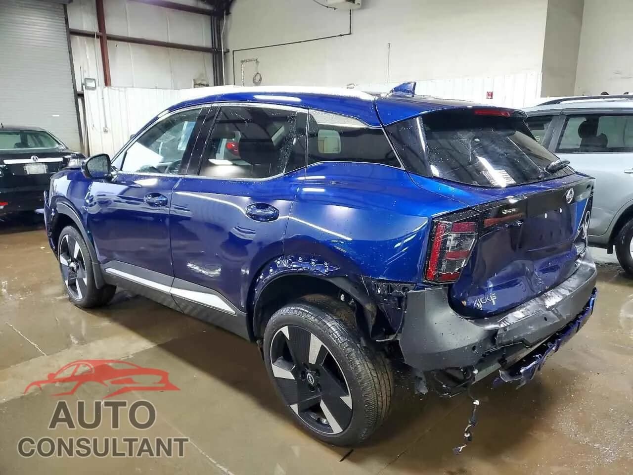 2025 NISSAN KICKS Damaged VIN 3N8AP6DB3SL375745 – rear exterior 2025 NISSAN KICKS Damaged VIN 3N8AP6DB3SL375745 – rear exterior