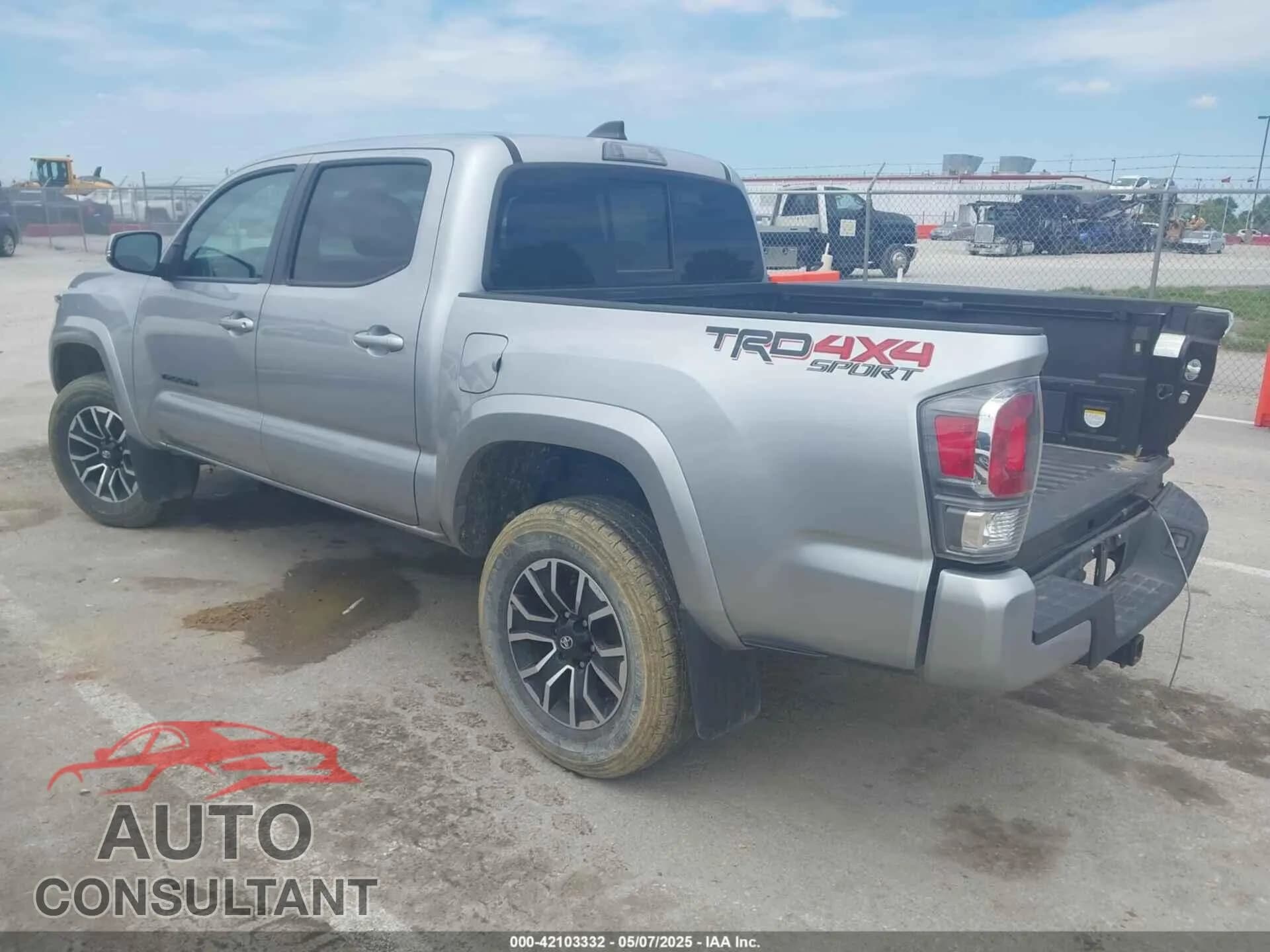 2023 TOYOTA TACOMA Damaged VIN 3TMCZ5AN2PM553895 – side profile 2023 TOYOTA TACOMA Damaged VIN 3TMCZ5AN2PM553895 – side profile