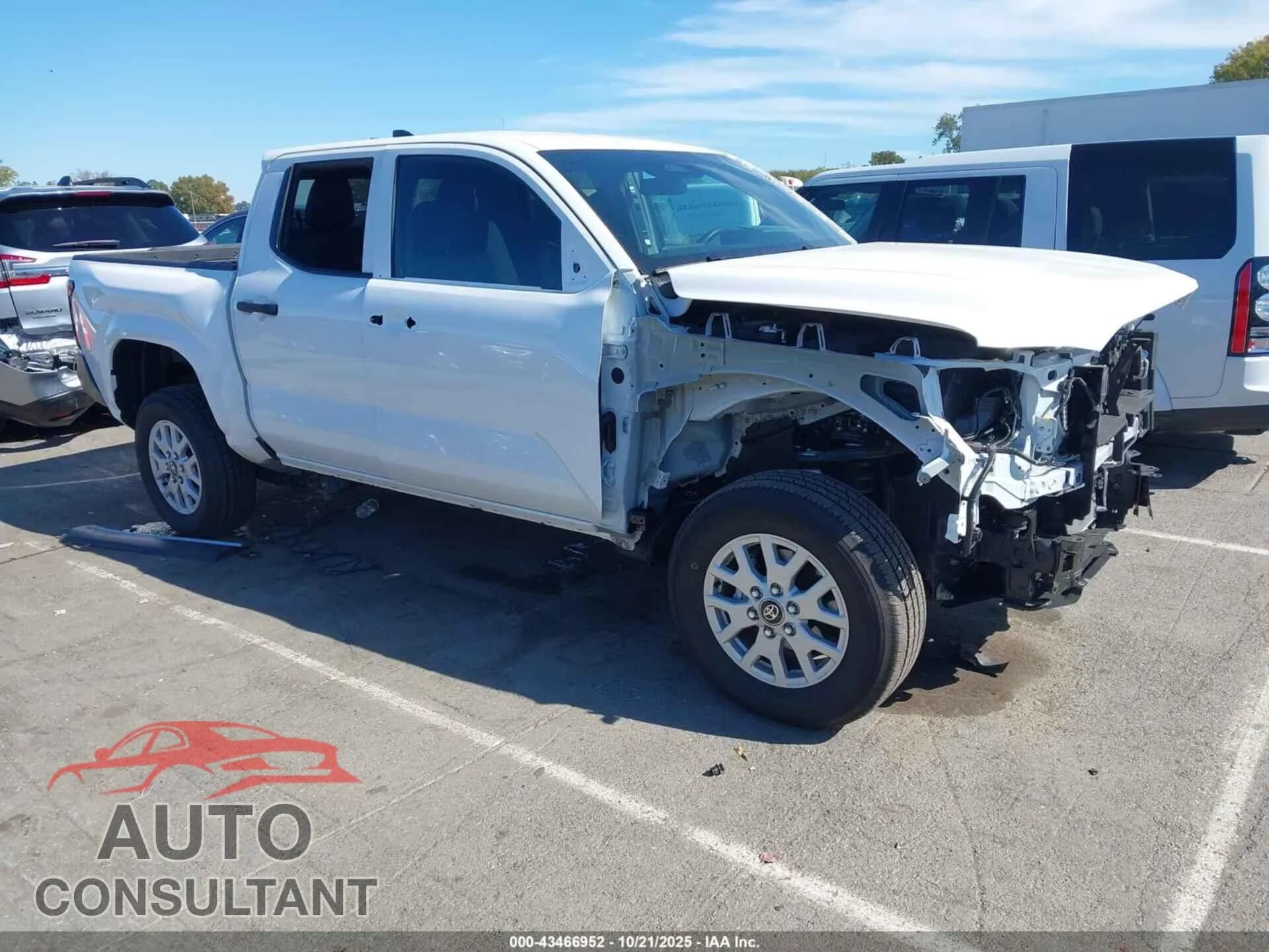 2025 TOYOTA TACOMA Damaged VIN 3TYKD5HN1ST026279 – front exterior 2025 TOYOTA TACOMA Damaged VIN 3TYKD5HN1ST026279 – front exterior