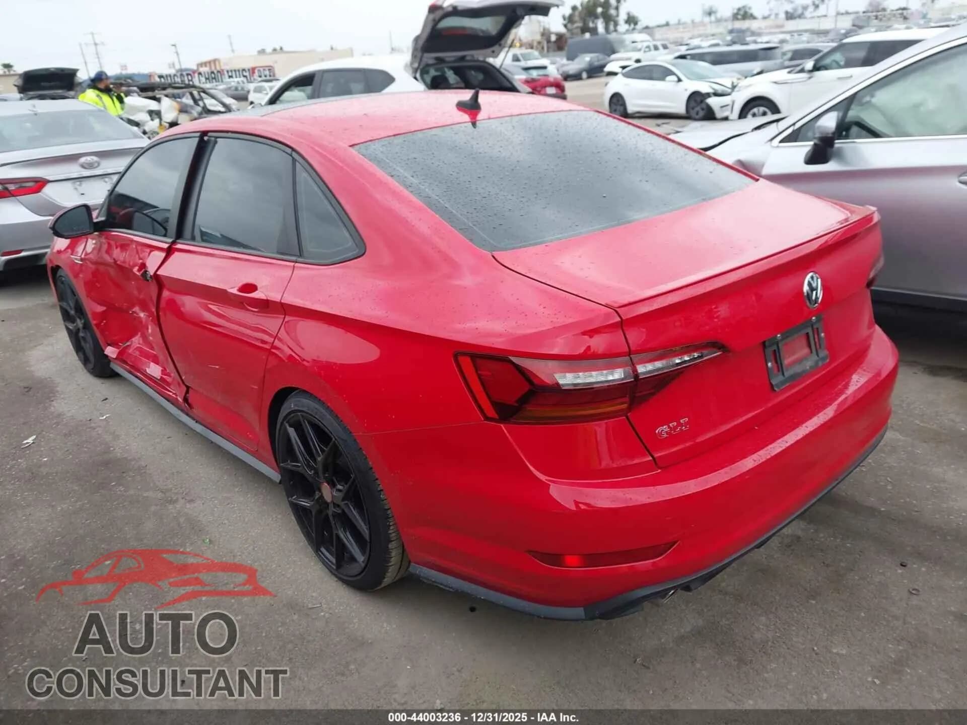 2019 VOLKSWAGEN JETTA GLI Damaged VIN 3VW6T7BU5KM205241 – side profile 2019 VOLKSWAGEN JETTA GLI Damaged VIN 3VW6T7BU5KM205241 – side profile