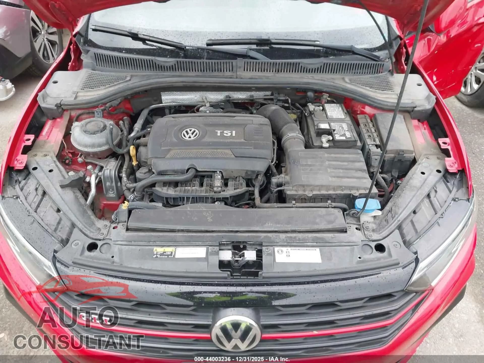 2019 VOLKSWAGEN JETTA GLI Damaged VIN 3VW6T7BU5KM205241 – odometer reading 2019 VOLKSWAGEN JETTA GLI Damaged VIN 3VW6T7BU5KM205241 – odometer reading