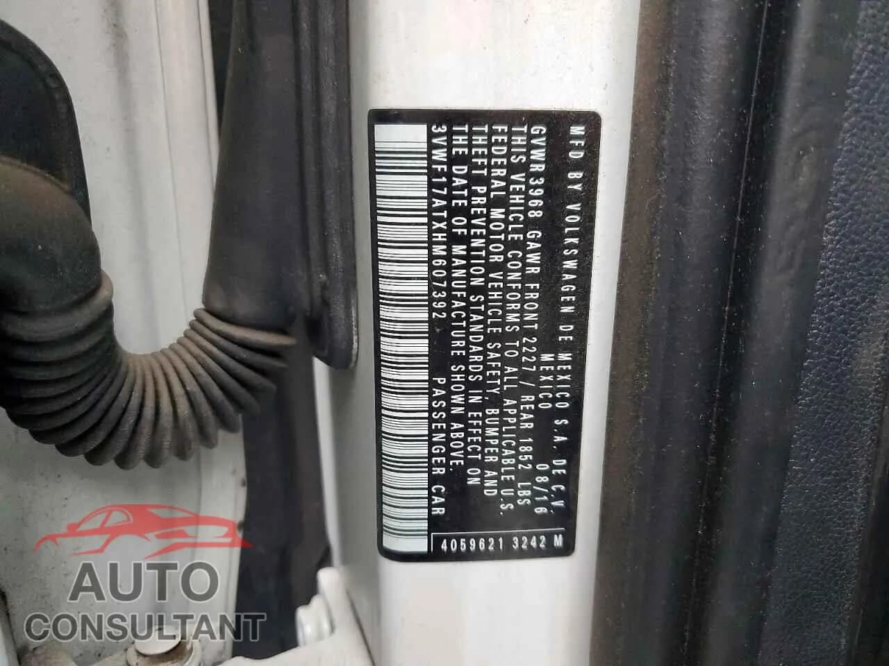 2017 VOLKSWAGEN BEETLE Damaged VIN 3VWF17ATXHM607392 – photo 12 2017 VOLKSWAGEN BEETLE Damaged VIN 3VWF17ATXHM607392 – photo 12