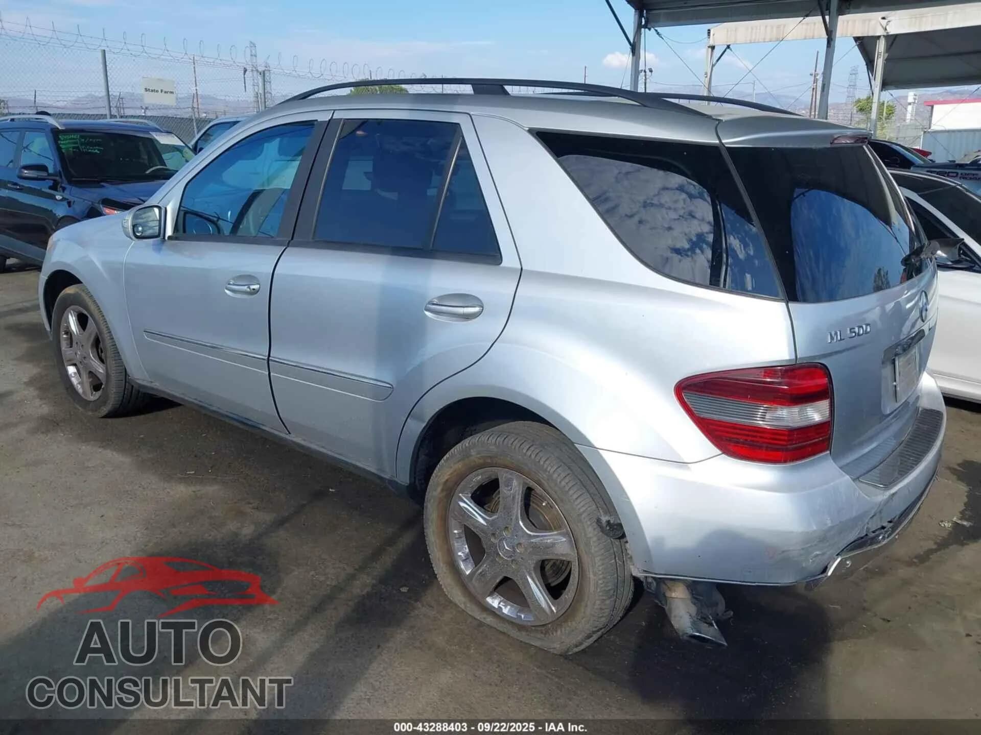 2006 MERCEDES-BENZ ML 500 Damaged VIN 4JGBB75E36A068260 – side profile 2006 MERCEDES-BENZ ML 500 Damaged VIN 4JGBB75E36A068260 – side profile
