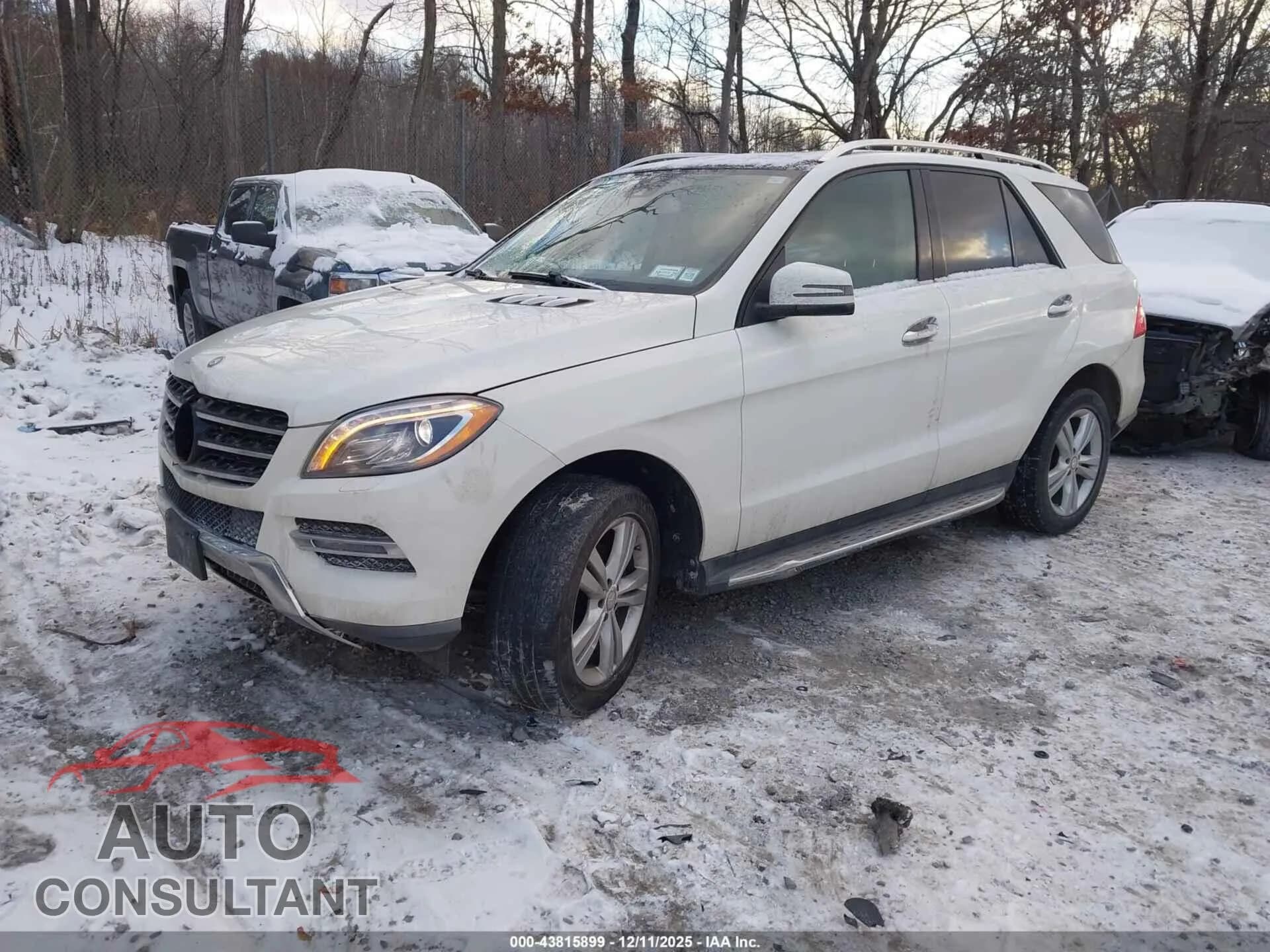 2013 MERCEDES-BENZ ML 350 Damaged VIN 4JGDA5HB5DA174224 – rear exterior 2013 MERCEDES-BENZ ML 350 Damaged VIN 4JGDA5HB5DA174224 – rear exterior