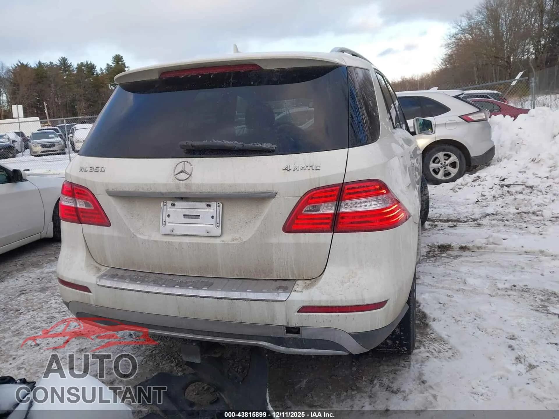 2013 MERCEDES-BENZ ML 350 Damaged VIN 4JGDA5HB5DA174224 – photo 16 2013 MERCEDES-BENZ ML 350 Damaged VIN 4JGDA5HB5DA174224 – photo 16