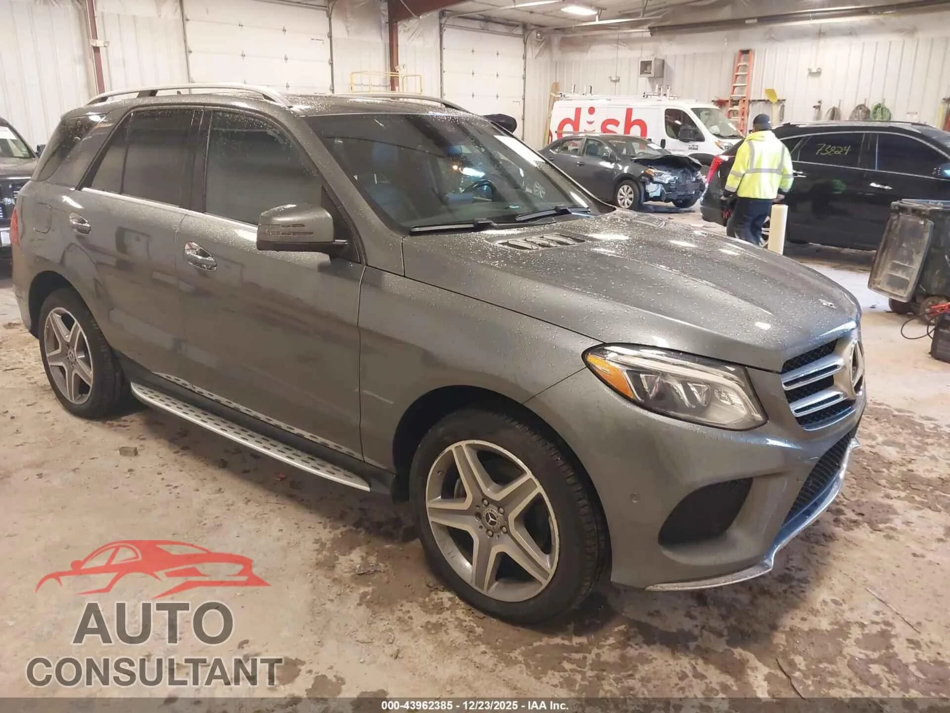 2017 MERCEDES-BENZ GLE 350 Damaged VIN 4JGDA5HB8HA965935 – front exterior 2017 MERCEDES-BENZ GLE 350 Damaged VIN 4JGDA5HB8HA965935 – front exterior