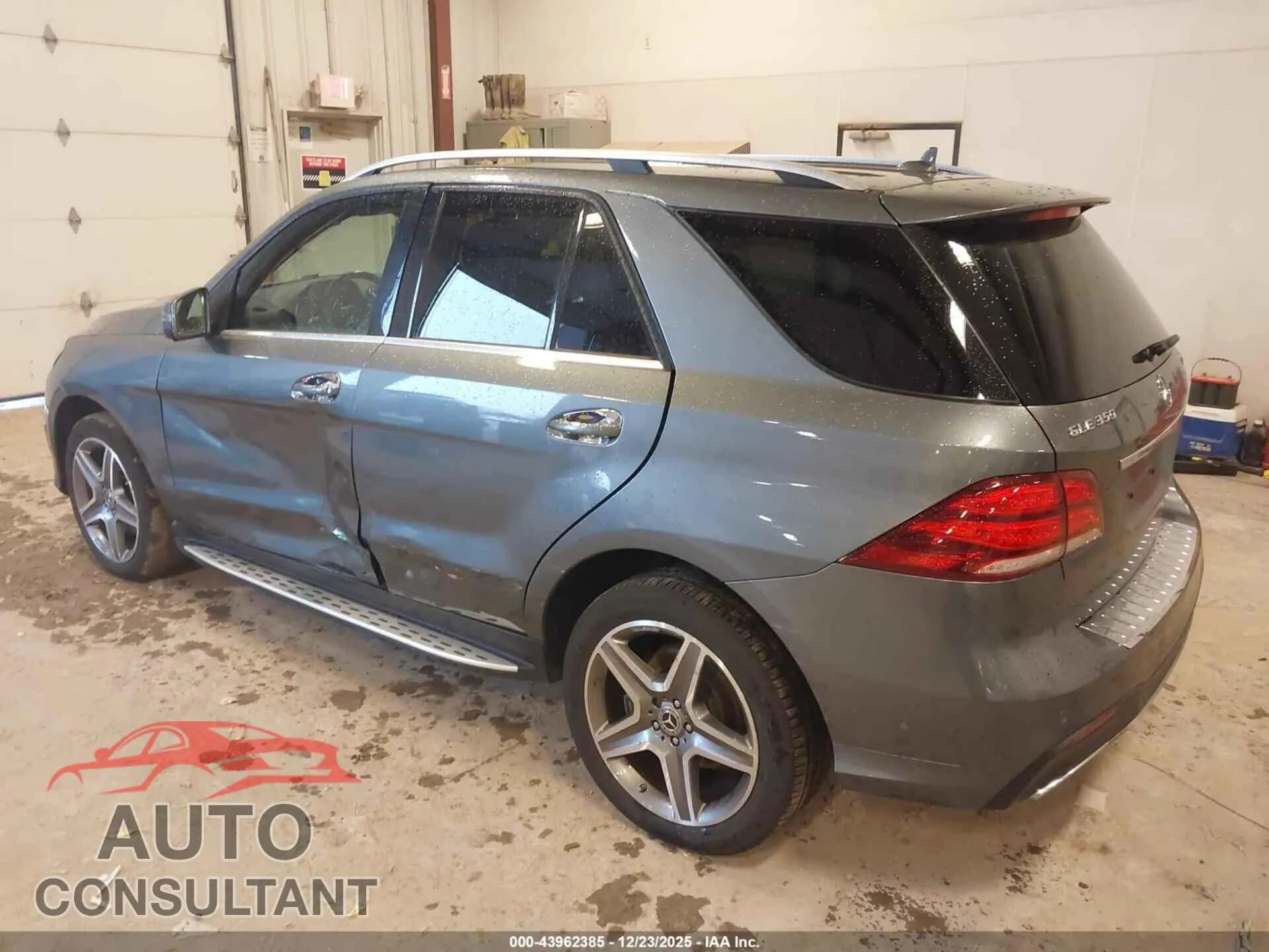 2017 MERCEDES-BENZ GLE 350 Damaged VIN 4JGDA5HB8HA965935 – side profile 2017 MERCEDES-BENZ GLE 350 Damaged VIN 4JGDA5HB8HA965935 – side profile