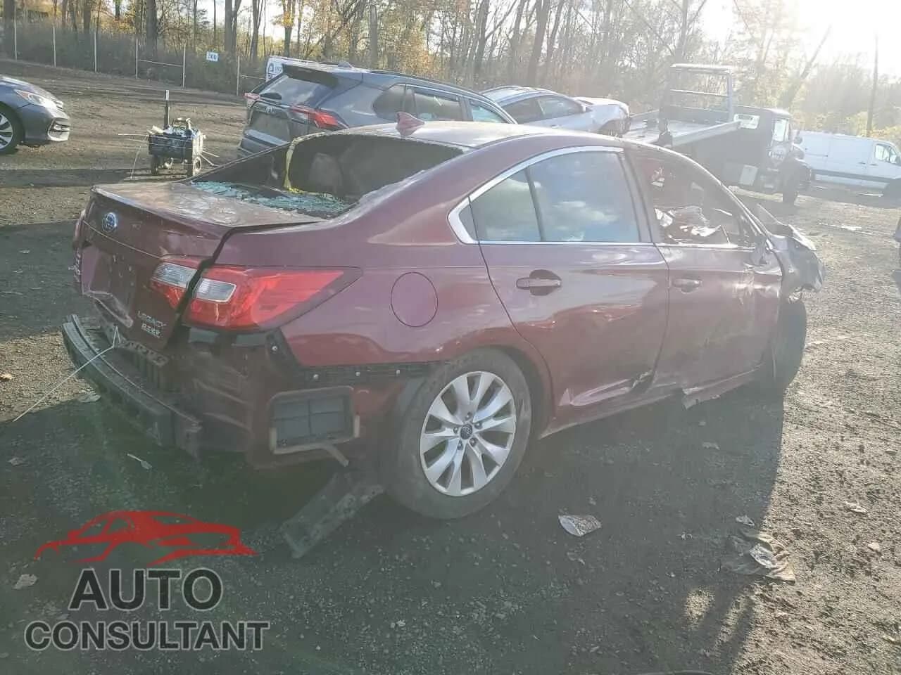 2016 SUBARU LEGACY Damaged VIN 4S3BNAC61G3054030 – side profile 2016 SUBARU LEGACY Damaged VIN 4S3BNAC61G3054030 – side profile