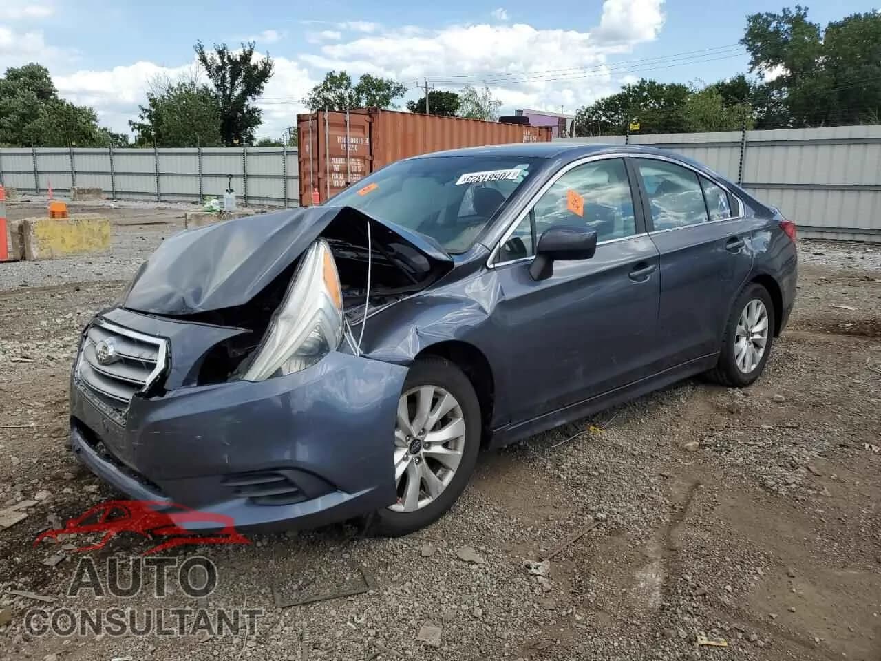 2016 SUBARU LEGACY Damaged VIN 4S3BNAC66G3054315 – front exterior 2016 SUBARU LEGACY Damaged VIN 4S3BNAC66G3054315 – front exterior