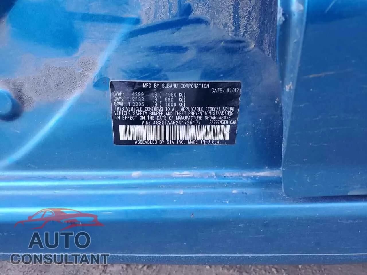 2019 SUBARU IMPREZA Used VIN 4S3GTAA62K1726101 – photo 13 2019 SUBARU IMPREZA Used VIN 4S3GTAA62K1726101 – photo 13