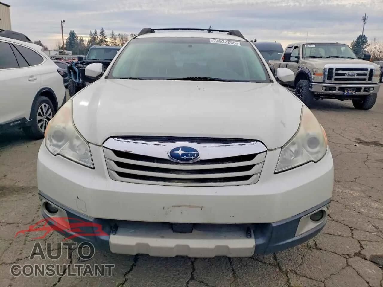 2010 SUBARU OUTBACK Damaged VIN 4S4BRCJC9A3330658 – interior seats 2010 SUBARU OUTBACK Damaged VIN 4S4BRCJC9A3330658 – interior seats