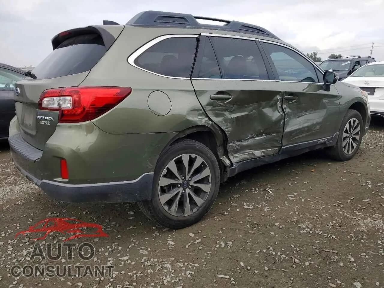 2016 SUBARU OUTBACK Damaged VIN 4S4BSANC2G3336104 – side profile 2016 SUBARU OUTBACK Damaged VIN 4S4BSANC2G3336104 – side profile