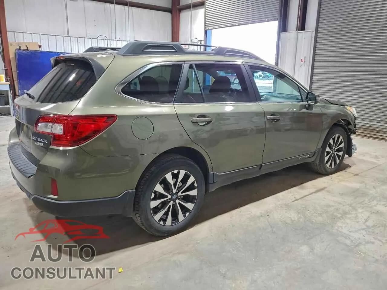2015 SUBARU OUTBACK Damaged VIN 4S4BSANC8F3289563 – side profile 2015 SUBARU OUTBACK Damaged VIN 4S4BSANC8F3289563 – side profile