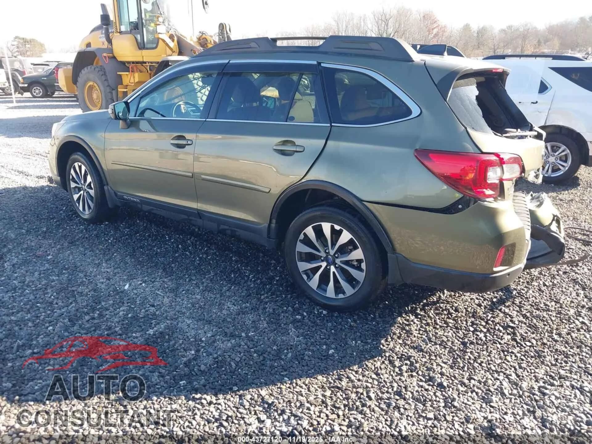 2017 SUBARU OUTBACK Damaged VIN 4S4BSANC9H3263363 – side profile 2017 SUBARU OUTBACK Damaged VIN 4S4BSANC9H3263363 – side profile
