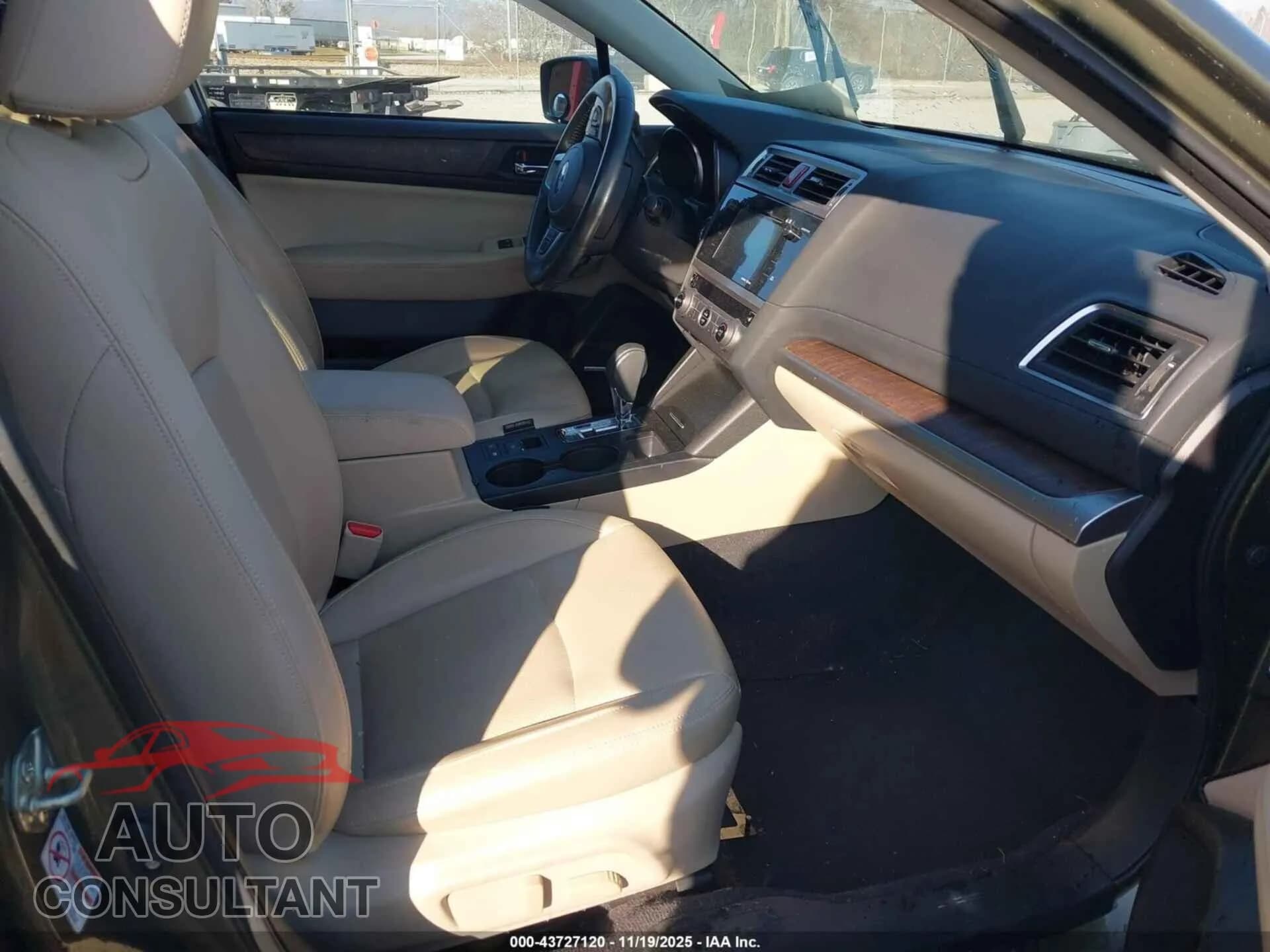 2017 SUBARU OUTBACK Damaged VIN 4S4BSANC9H3263363 – interior seats 2017 SUBARU OUTBACK Damaged VIN 4S4BSANC9H3263363 – interior seats