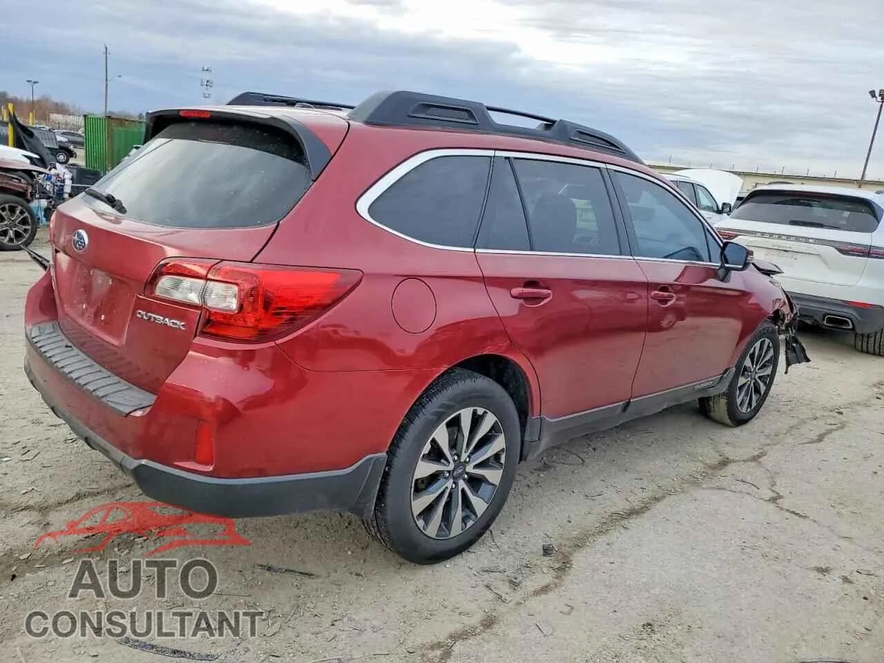2015 SUBARU OUTBACK Damaged VIN 4S4BSBJC8F3251021 – side profile 2015 SUBARU OUTBACK Damaged VIN 4S4BSBJC8F3251021 – side profile