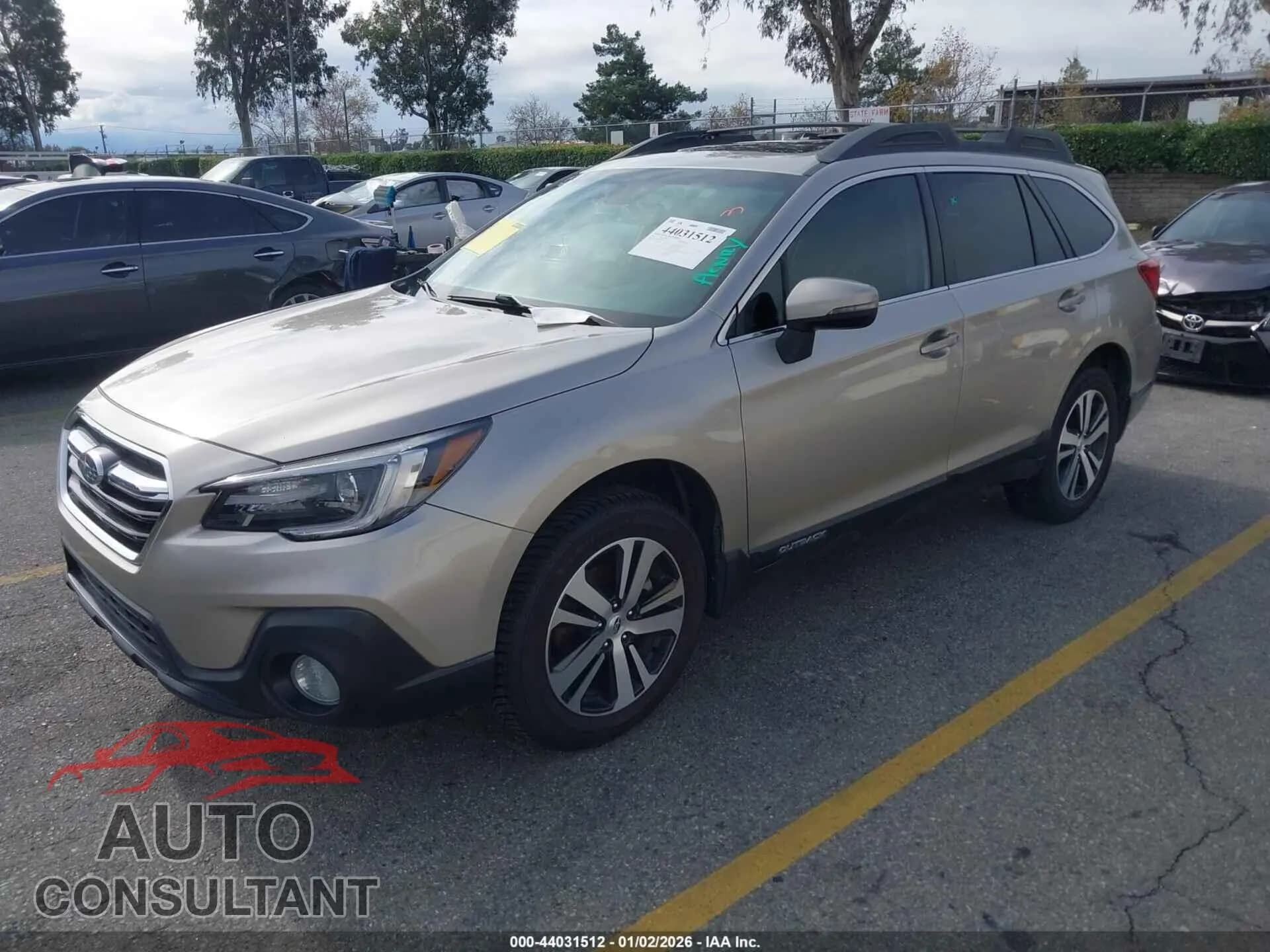 2018 SUBARU OUTBACK Damaged VIN 4S4BSENC6J3230009 – rear exterior 2018 SUBARU OUTBACK Damaged VIN 4S4BSENC6J3230009 – rear exterior