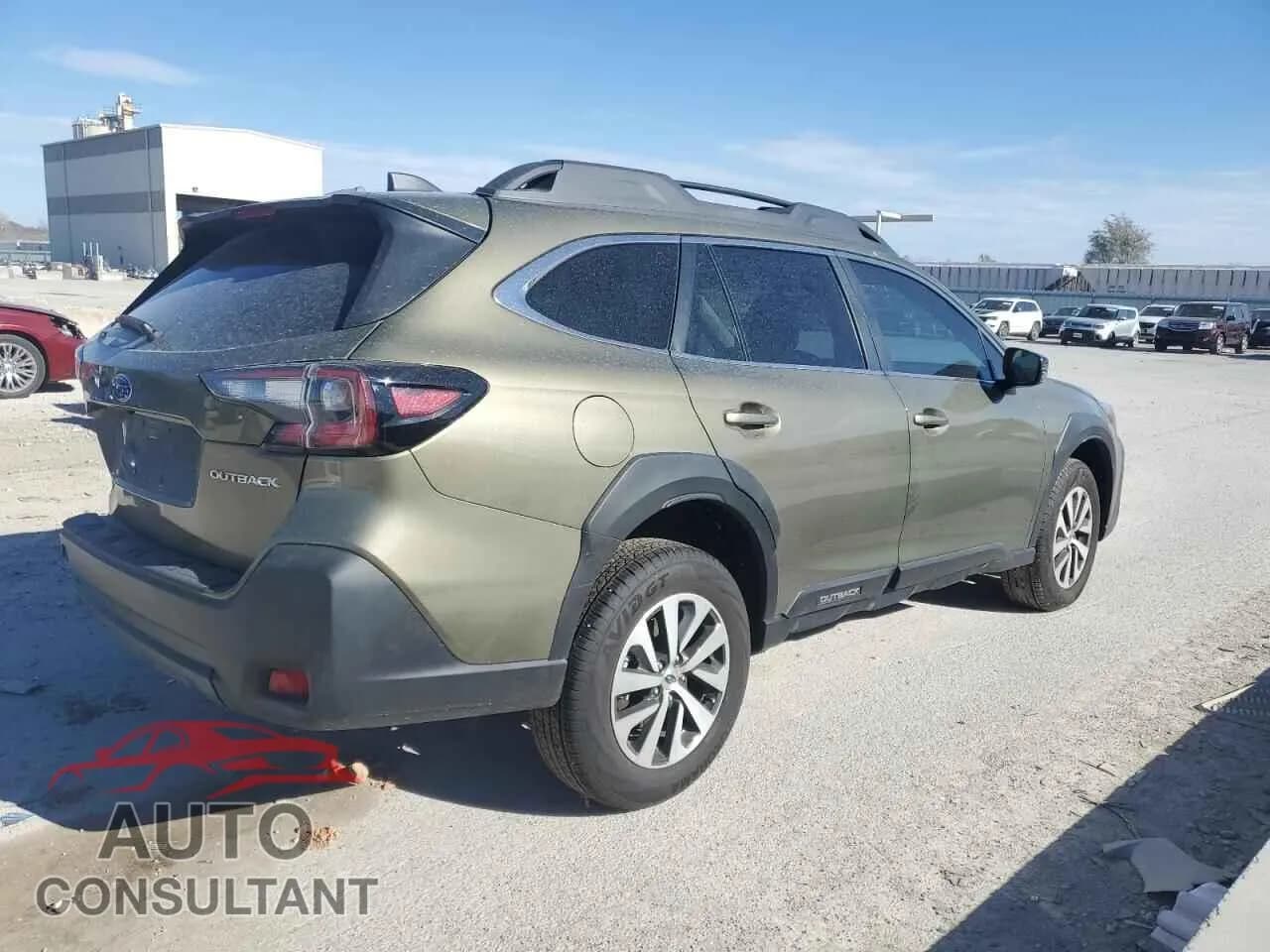 2025 SUBARU OUTBACK Damaged VIN 4S4BTADC1S3294824 – side profile 2025 SUBARU OUTBACK Damaged VIN 4S4BTADC1S3294824 – side profile