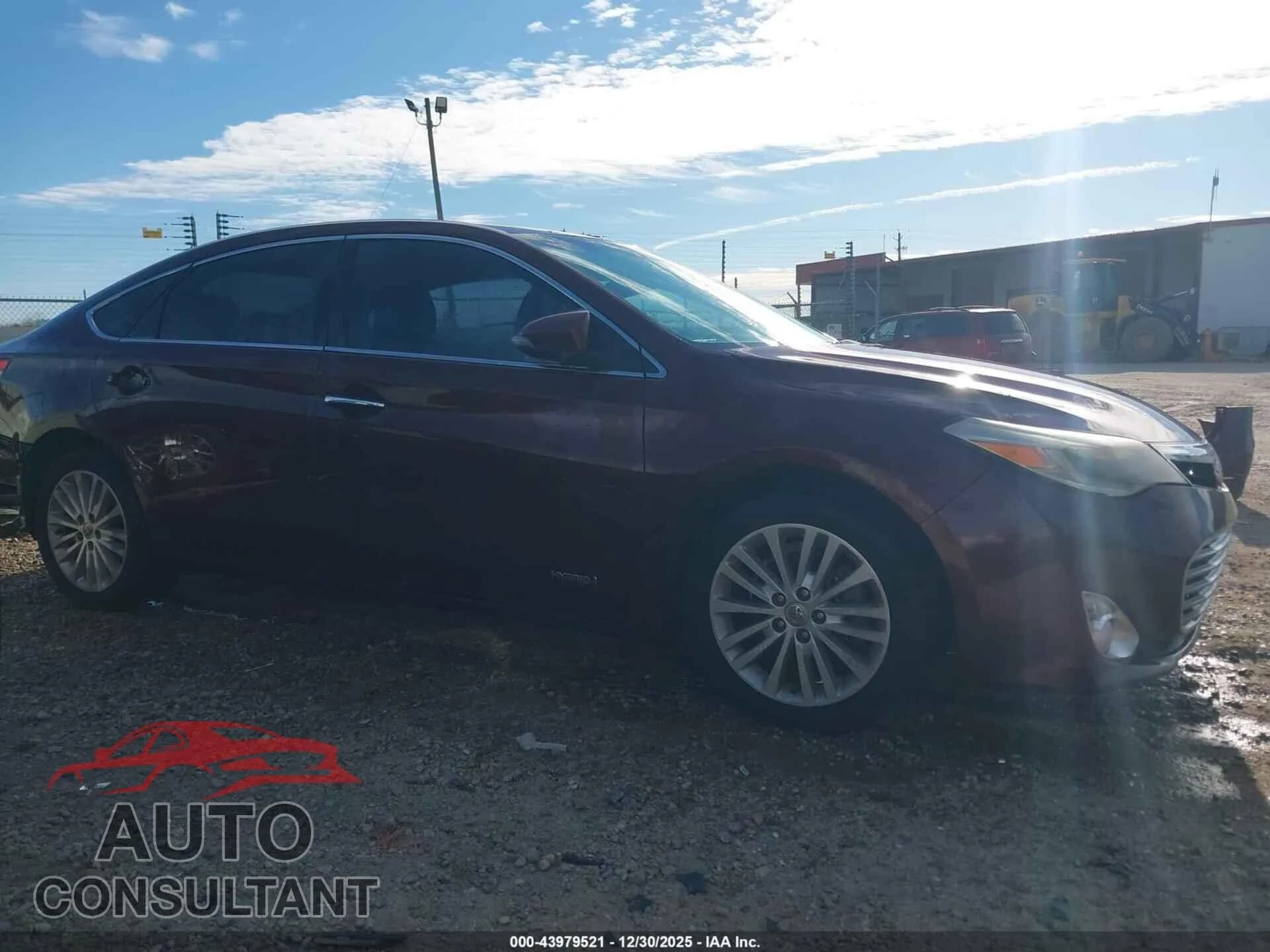 2014 TOYOTA AVALON HYBRID Damaged VIN 4T1BD1EB2EU032439 – photo 13 2014 TOYOTA AVALON HYBRID Damaged VIN 4T1BD1EB2EU032439 – photo 13
