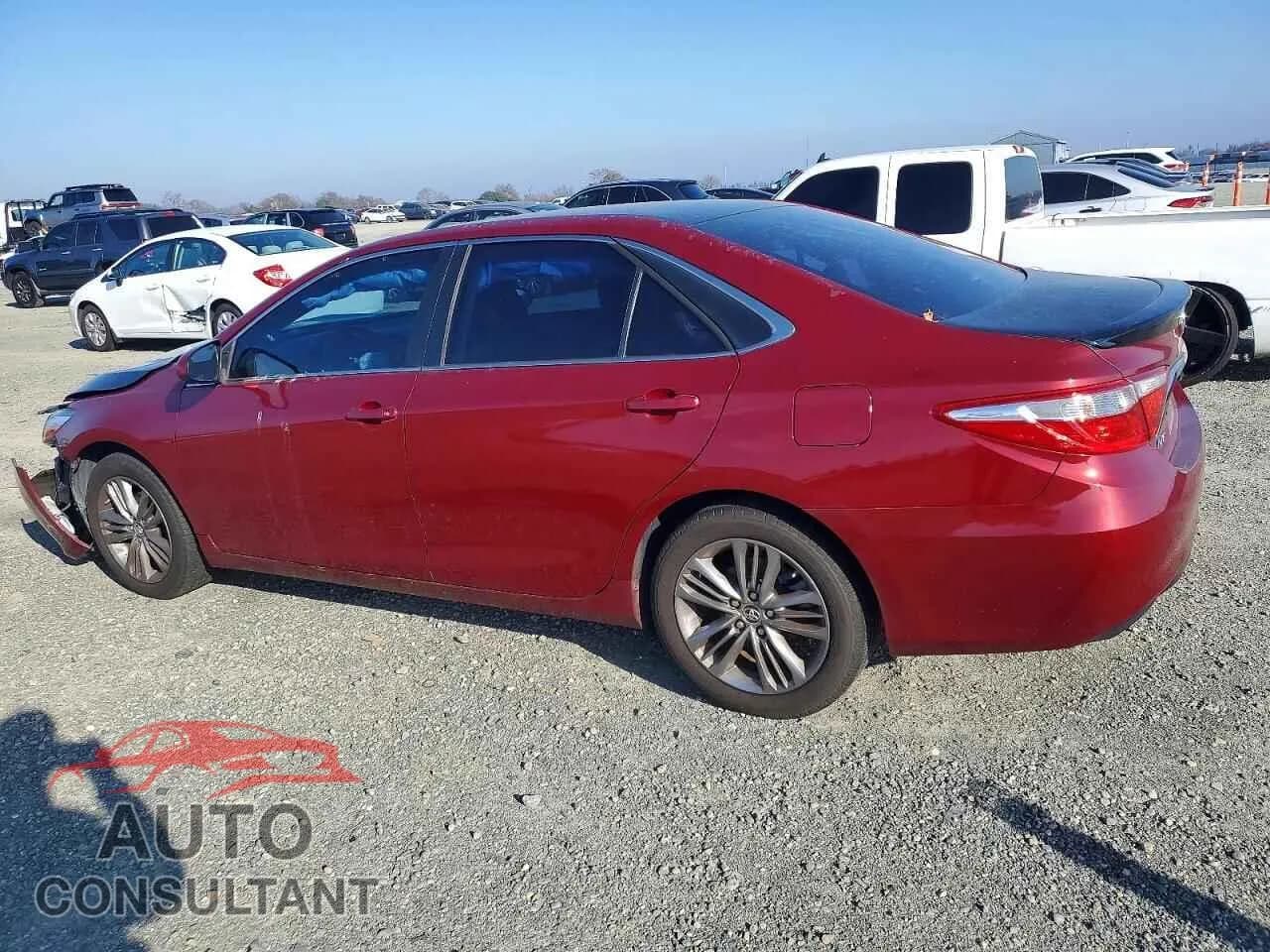 2015 TOYOTA CAMRY Damaged VIN 4T1BF1FK4FU908017 – rear exterior 2015 TOYOTA CAMRY Damaged VIN 4T1BF1FK4FU908017 – rear exterior