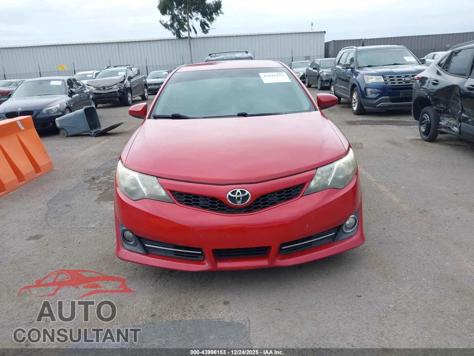 2014 TOYOTA CAMRY Damaged VIN 4T1BF1FK7EU788261 – photo 12 2014 TOYOTA CAMRY Damaged VIN 4T1BF1FK7EU788261 – photo 12