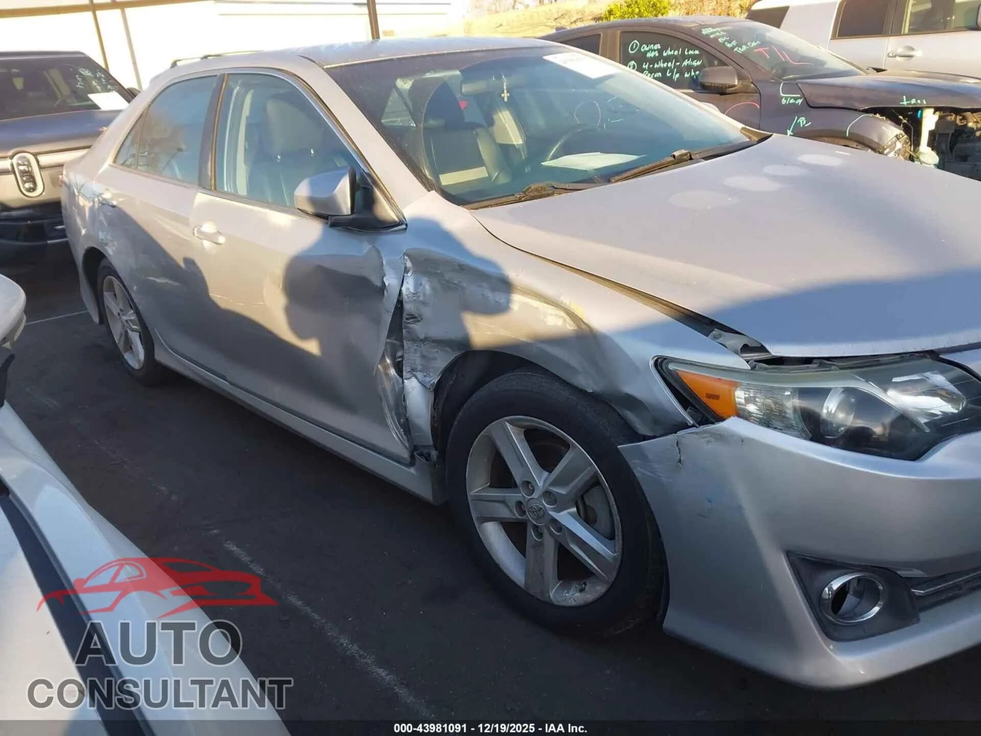 2014 TOYOTA CAMRY Damaged VIN 4T1BF1FK9EU763927 – photo 12 2014 TOYOTA CAMRY Damaged VIN 4T1BF1FK9EU763927 – photo 12
