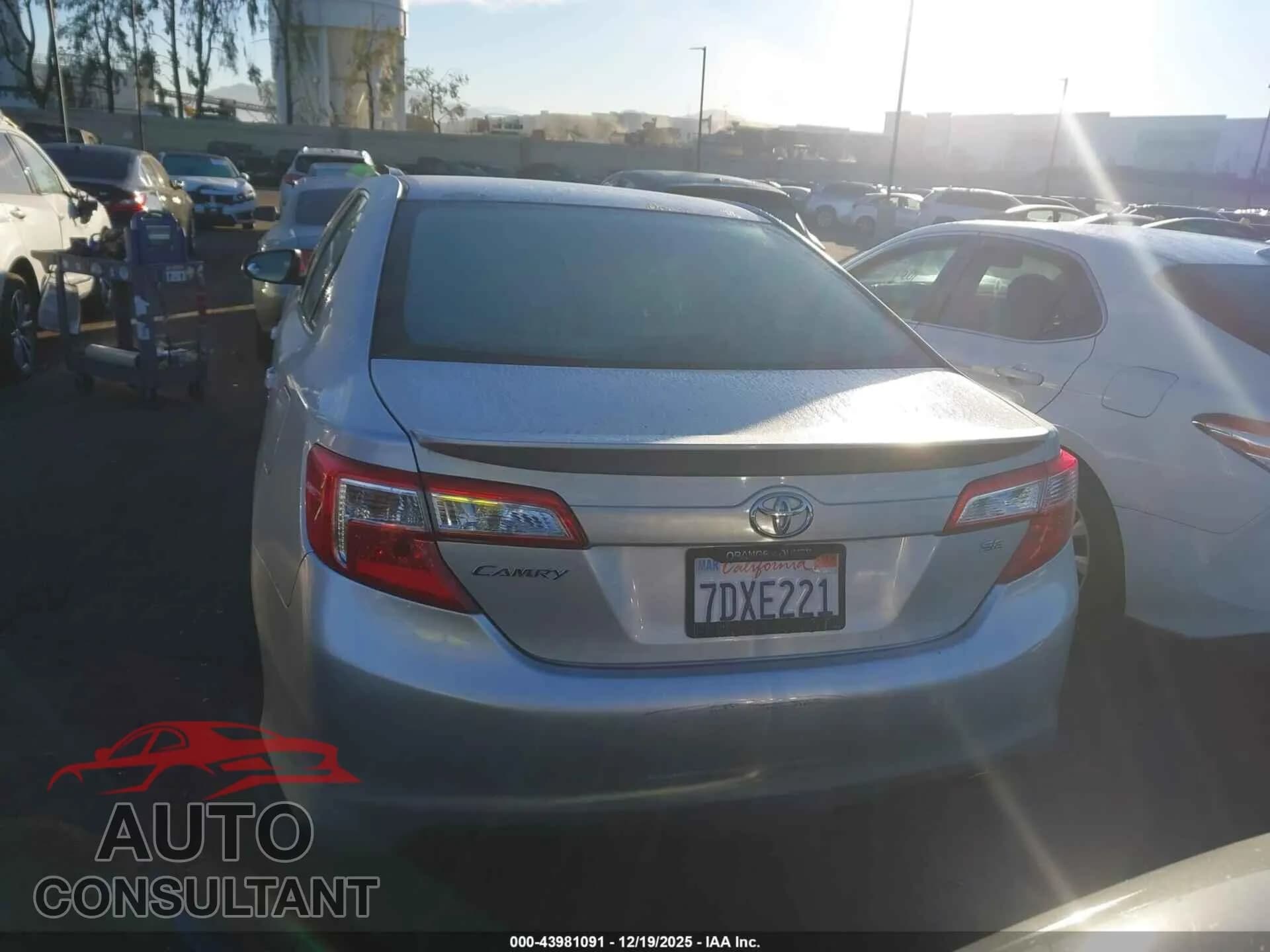 2014 TOYOTA CAMRY Damaged VIN 4T1BF1FK9EU763927 – photo 17 2014 TOYOTA CAMRY Damaged VIN 4T1BF1FK9EU763927 – photo 17