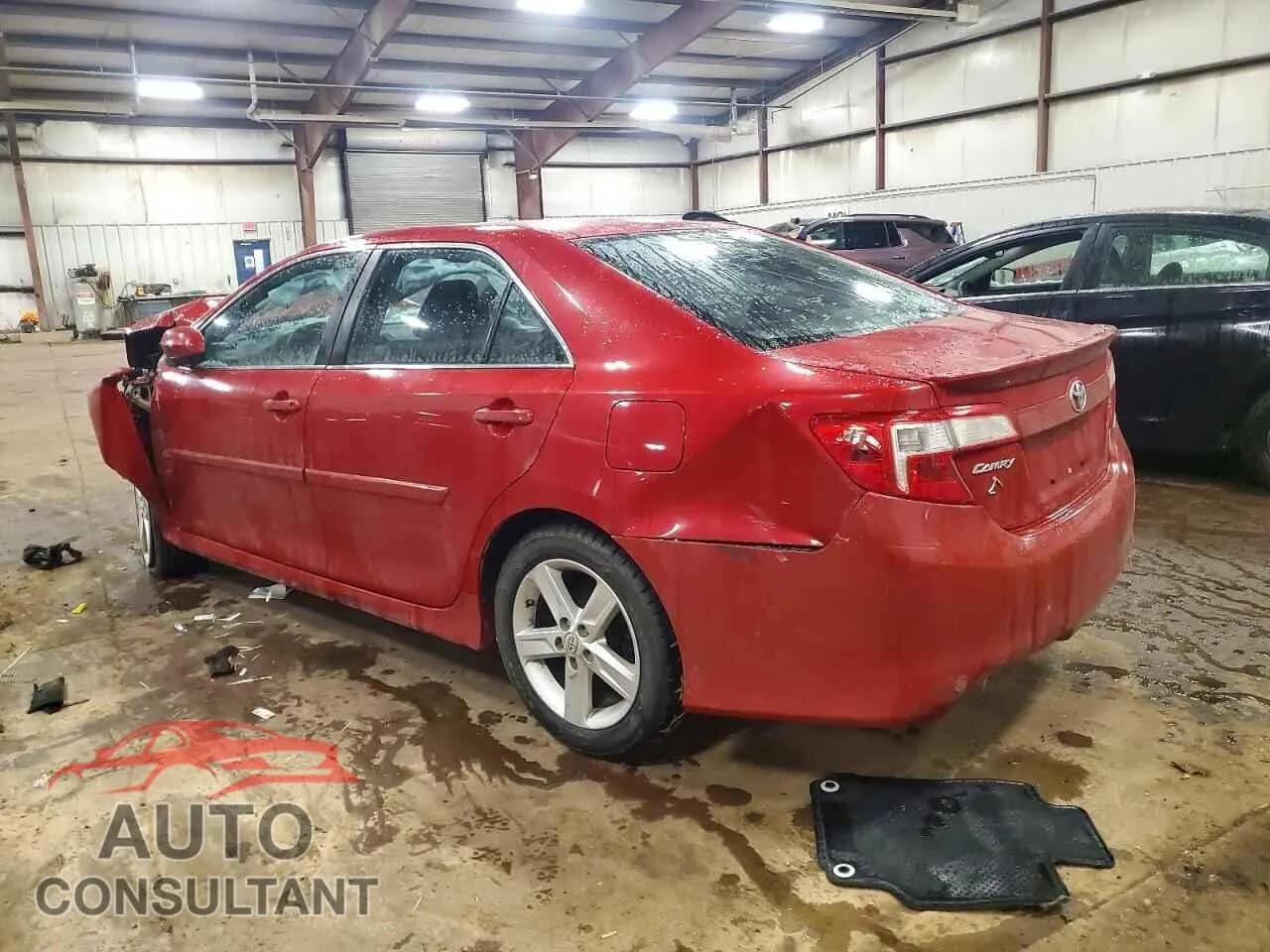 2013 TOYOTA CAMRY Damaged VIN 4T1BF1FKXDU697855 – rear exterior 2013 TOYOTA CAMRY Damaged VIN 4T1BF1FKXDU697855 – rear exterior