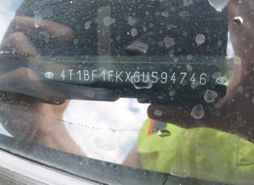 2016 TOYOTA Camry Used VIN 4T1BF1FKXGU594746 – side profile 2016 TOYOTA Camry Used VIN 4T1BF1FKXGU594746 – side profile