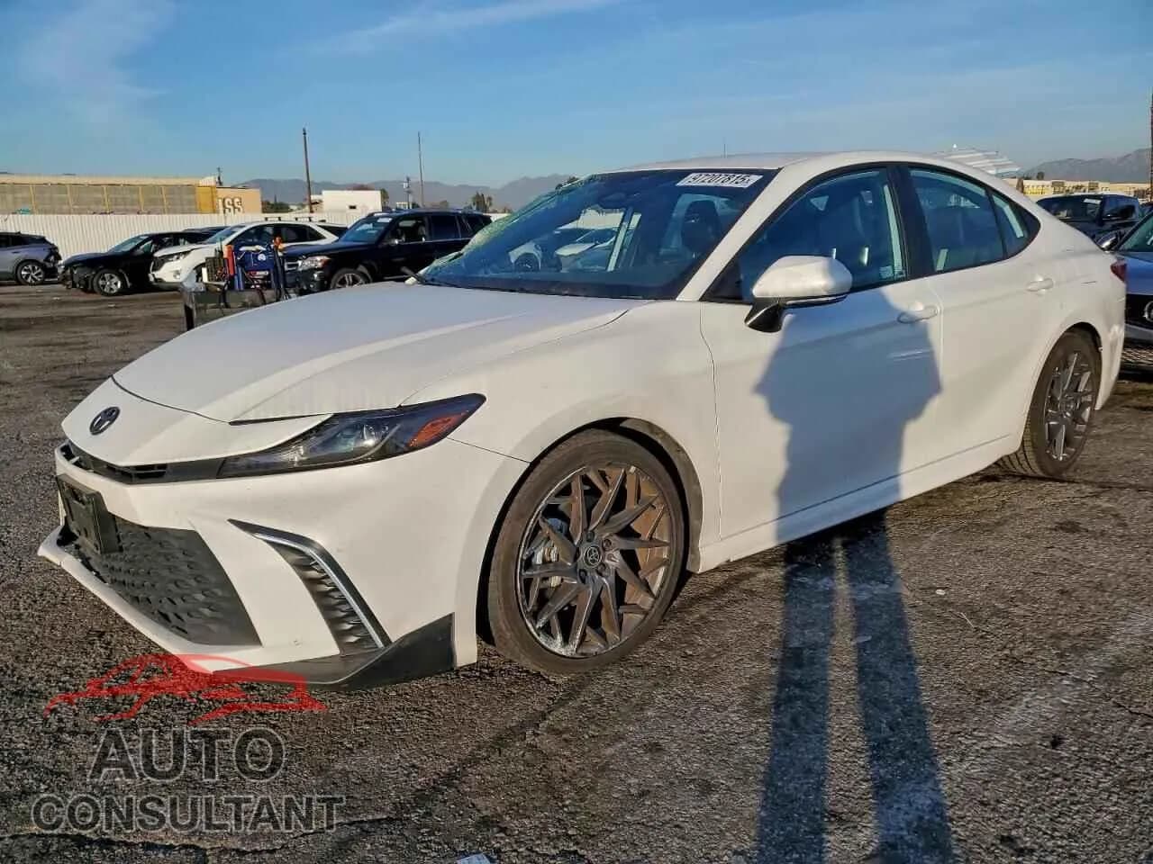 2025 TOYOTA CAMRY Damaged VIN 4T1DAACK0SU080599 – front exterior 2025 TOYOTA CAMRY Damaged VIN 4T1DAACK0SU080599 – front exterior