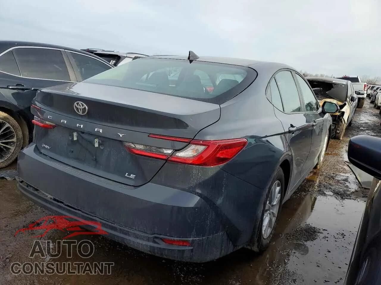 2025 TOYOTA CAMRY Damaged VIN 4T1DAACK3SU632032 – side profile 2025 TOYOTA CAMRY Damaged VIN 4T1DAACK3SU632032 – side profile