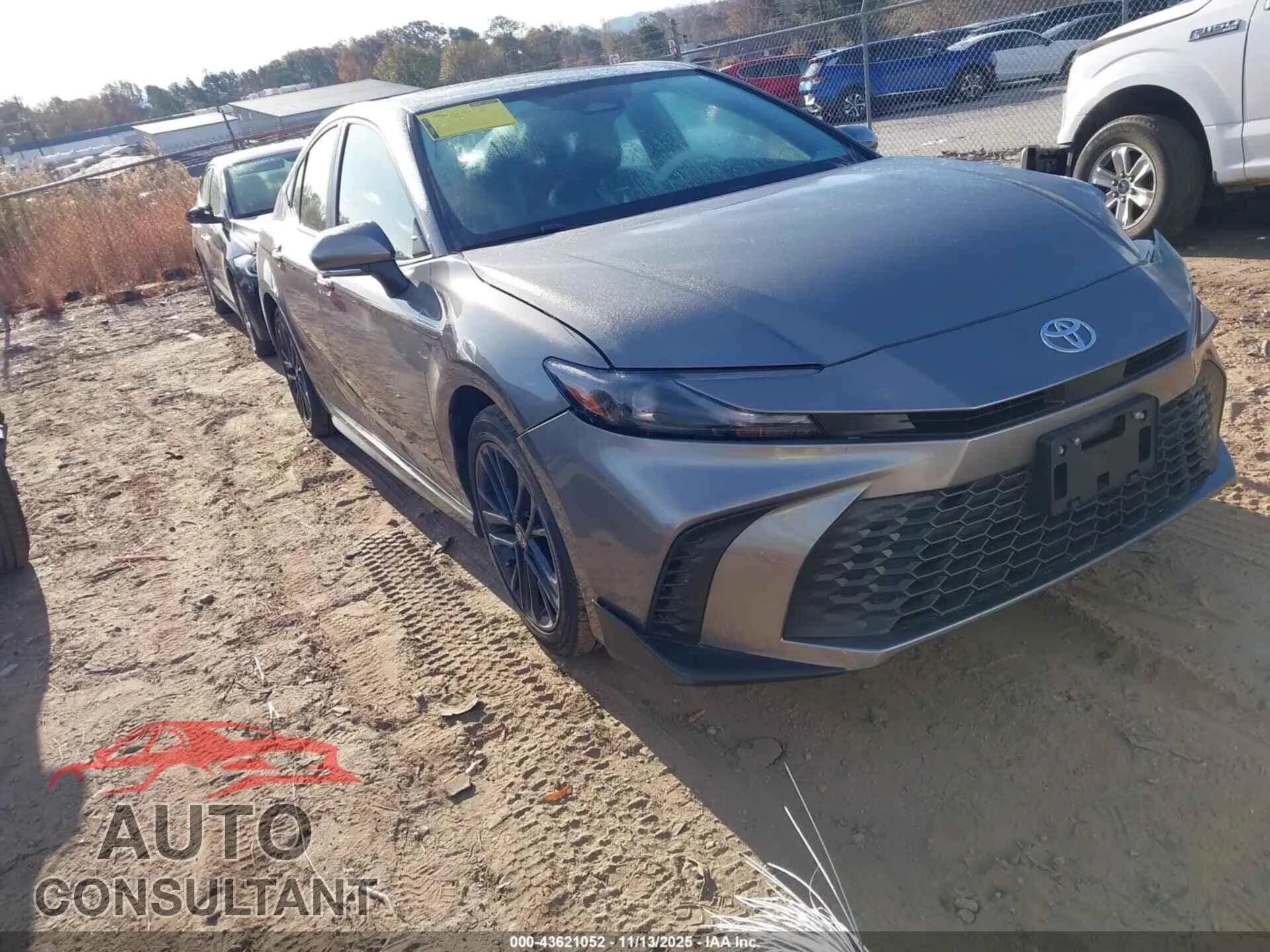 2025 TOYOTA CAMRY Damaged VIN 4T1DBADK0SU512104 – front exterior 2025 TOYOTA CAMRY Damaged VIN 4T1DBADK0SU512104 – front exterior