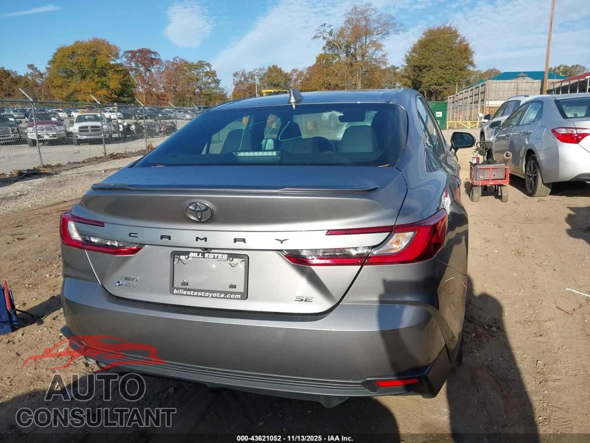 2025 TOYOTA CAMRY Damaged VIN 4T1DBADK0SU512104 – photo 16 2025 TOYOTA CAMRY Damaged VIN 4T1DBADK0SU512104 – photo 16