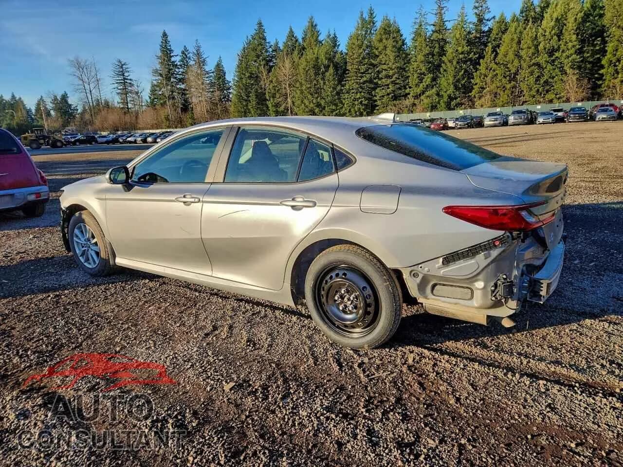 2025 TOYOTA CAMRY Damaged VIN 4T1DBADK4SU505804 – rear exterior 2025 TOYOTA CAMRY Damaged VIN 4T1DBADK4SU505804 – rear exterior