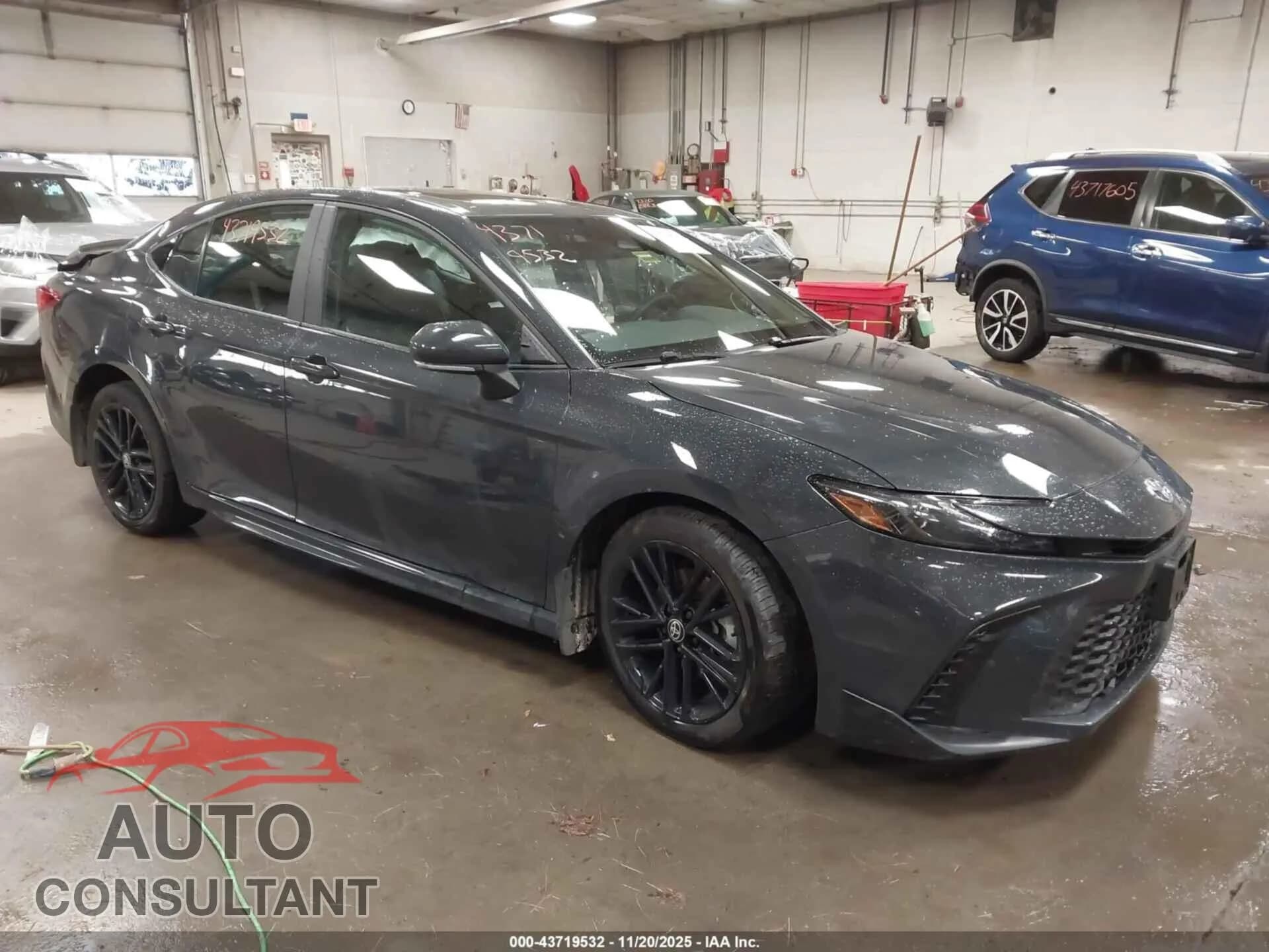 2025 TOYOTA CAMRY Damaged VIN 4T1DBADK7SU526548 – front exterior 2025 TOYOTA CAMRY Damaged VIN 4T1DBADK7SU526548 – front exterior