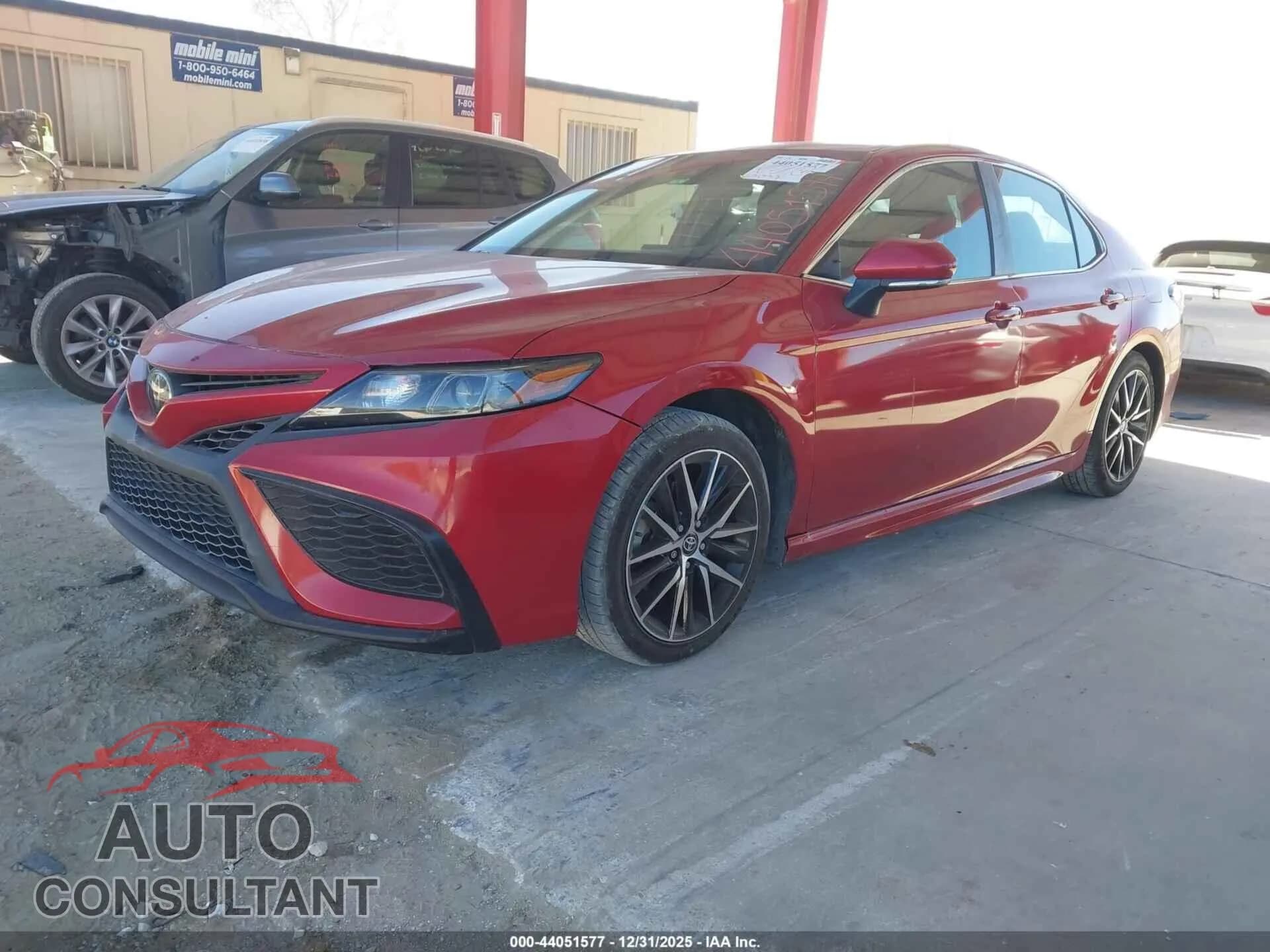 2023 TOYOTA CAMRY Damaged VIN 4T1G11AK4PU135207 – rear exterior 2023 TOYOTA CAMRY Damaged VIN 4T1G11AK4PU135207 – rear exterior