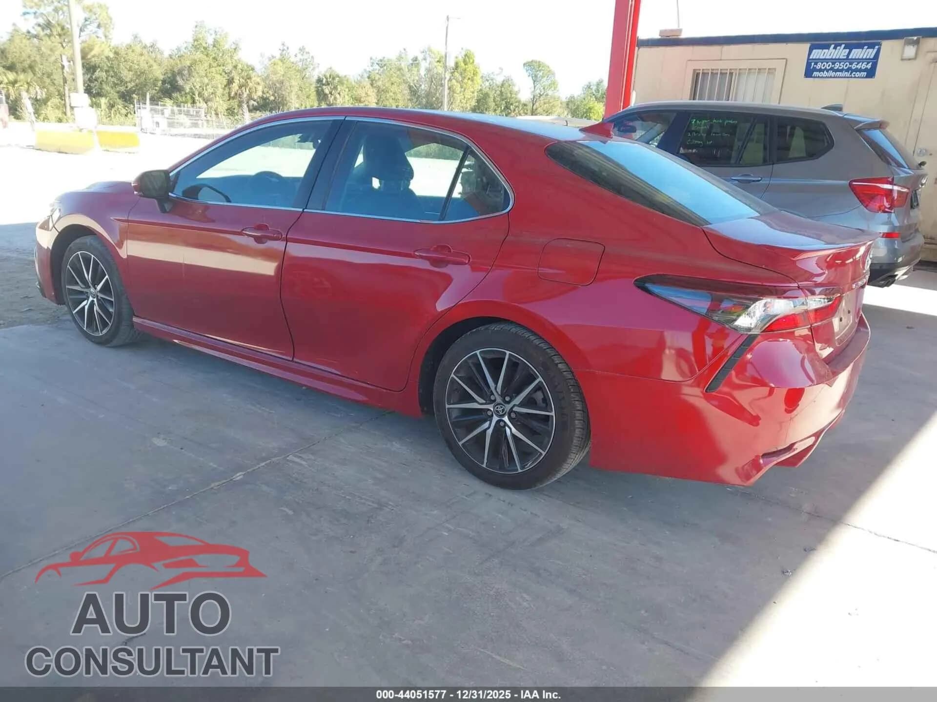 2023 TOYOTA CAMRY Damaged VIN 4T1G11AK4PU135207 – side profile 2023 TOYOTA CAMRY Damaged VIN 4T1G11AK4PU135207 – side profile