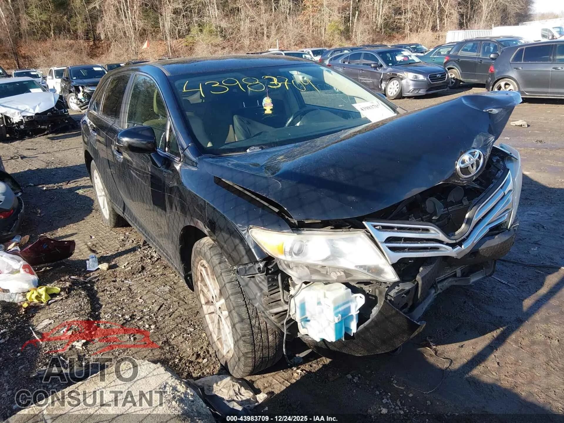 2011 TOYOTA VENZA Damaged VIN 4T3ZA3BBXBU045093 – front exterior 2011 TOYOTA VENZA Damaged VIN 4T3ZA3BBXBU045093 – front exterior