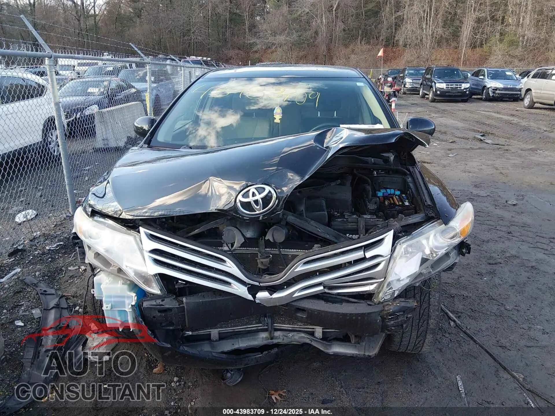 2011 TOYOTA VENZA Damaged VIN 4T3ZA3BBXBU045093 – engine bay 2011 TOYOTA VENZA Damaged VIN 4T3ZA3BBXBU045093 – engine bay