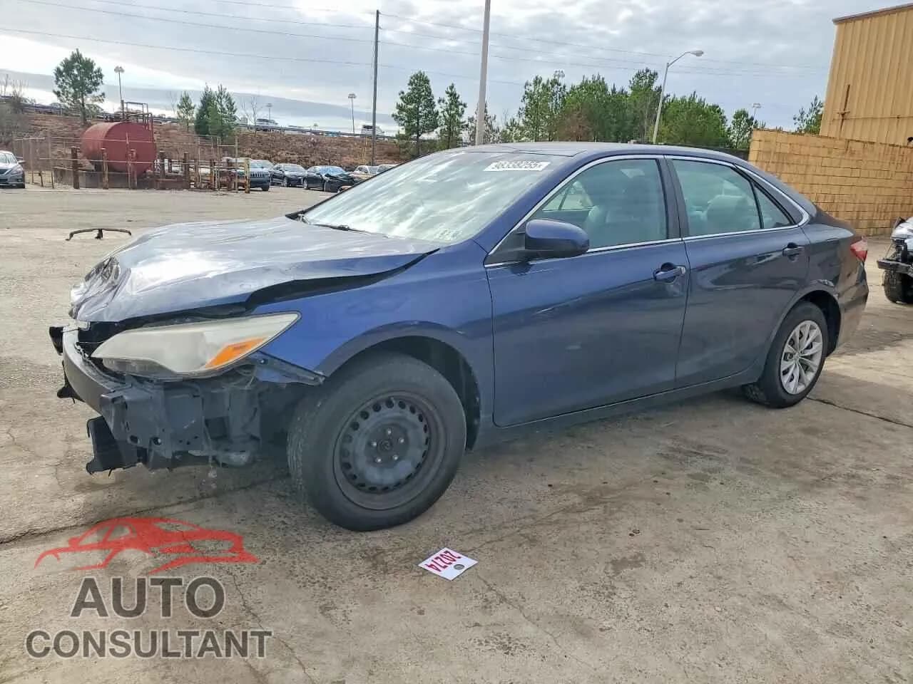2015 TOYOTA CAMRY Damaged VIN 4T4BF1FK9FR491287 – front exterior 2015 TOYOTA CAMRY Damaged VIN 4T4BF1FK9FR491287 – front exterior
