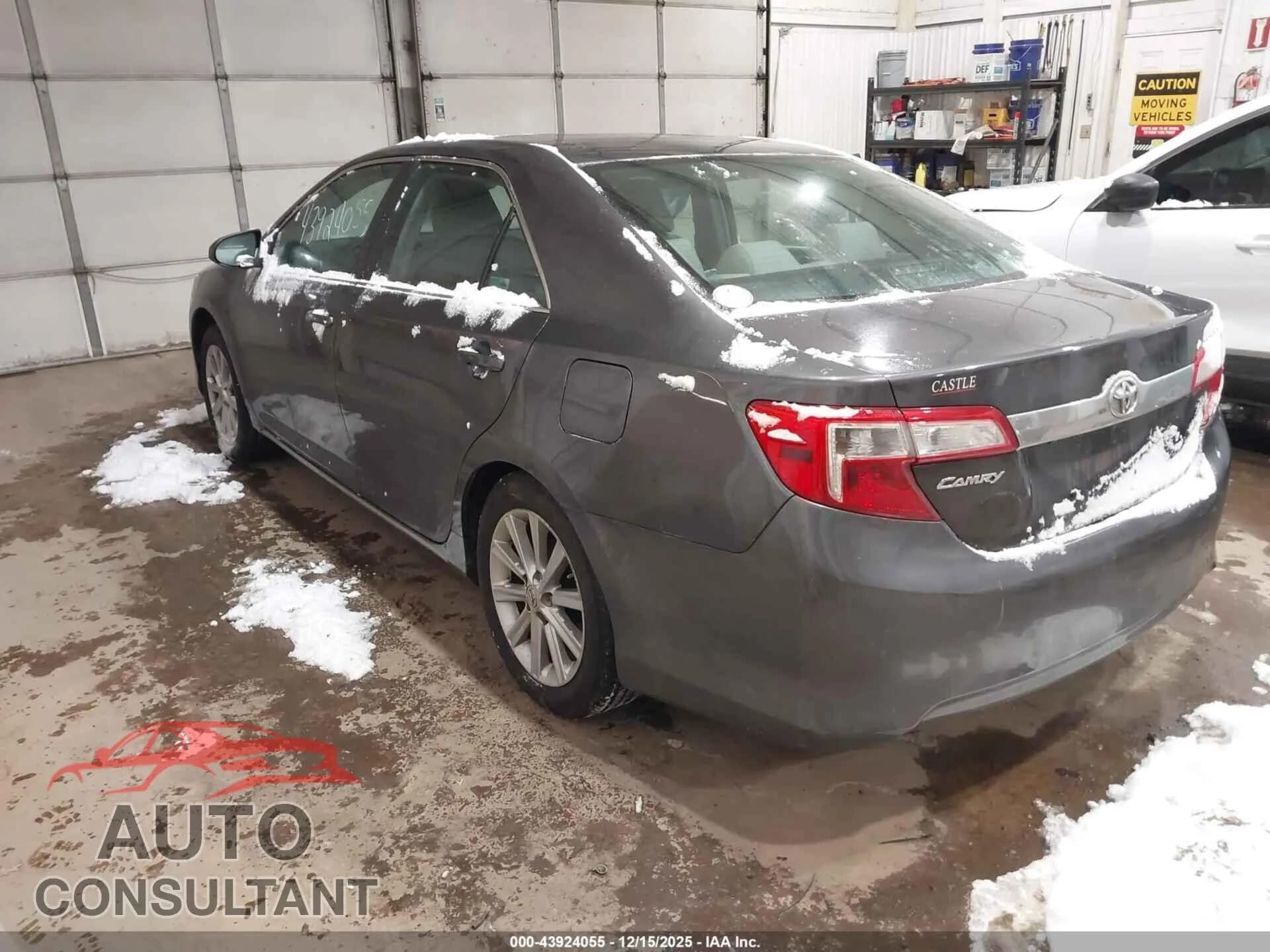 2012 TOYOTA CAMRY Damaged VIN 4T4BF1FKXCR223540 – side profile 2012 TOYOTA CAMRY Damaged VIN 4T4BF1FKXCR223540 – side profile