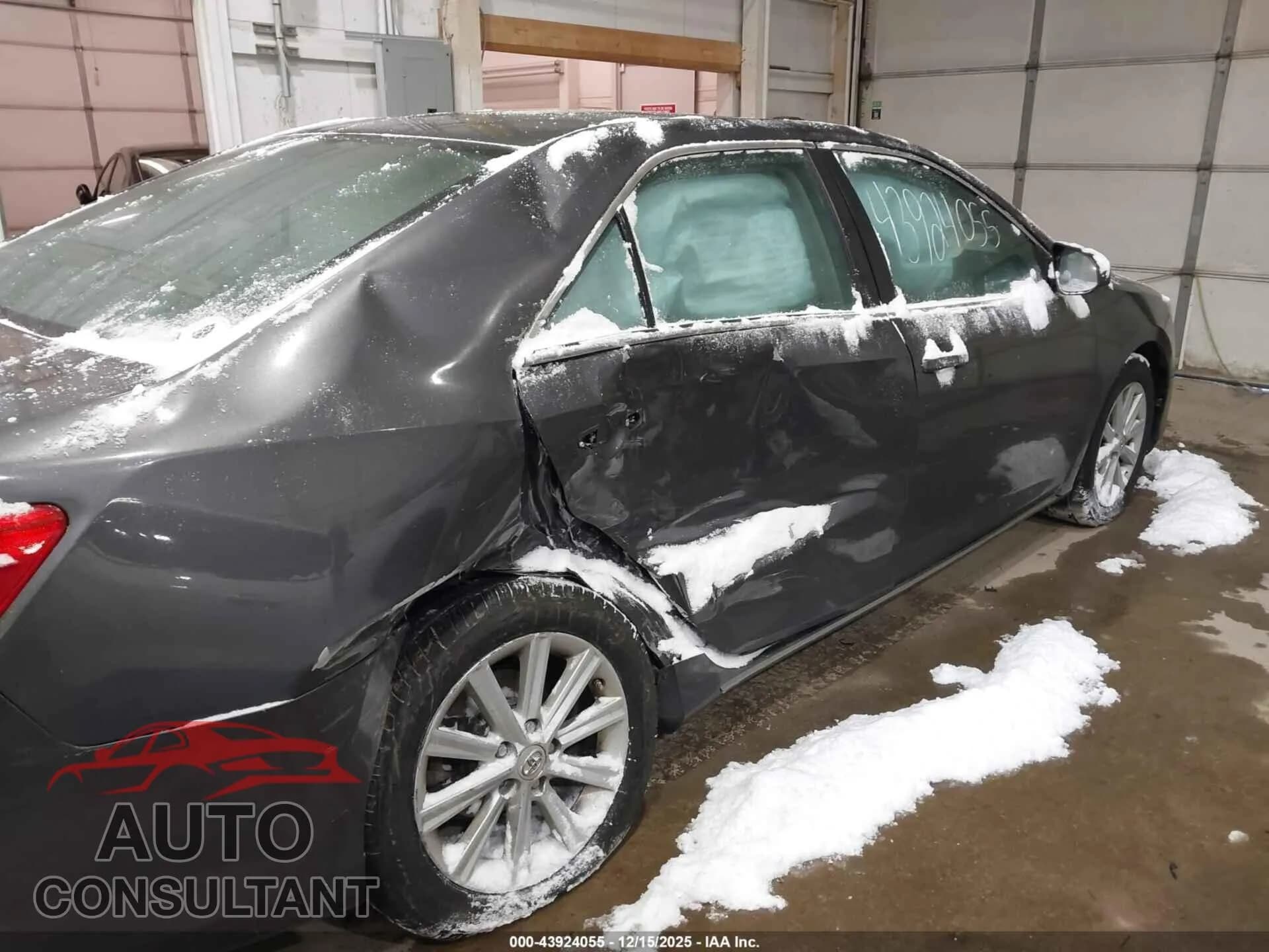 2012 TOYOTA CAMRY Damaged VIN 4T4BF1FKXCR223540 – engine bay 2012 TOYOTA CAMRY Damaged VIN 4T4BF1FKXCR223540 – engine bay
