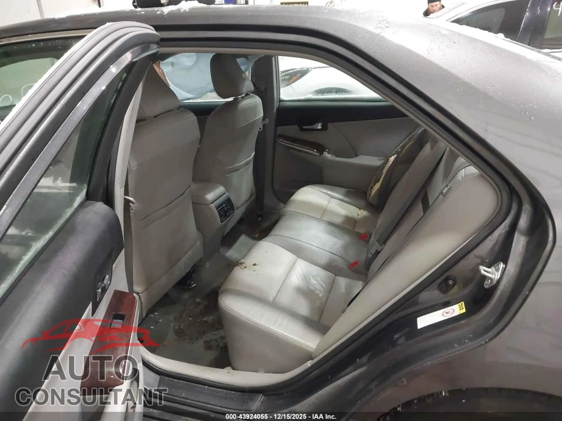 2012 TOYOTA CAMRY Damaged VIN 4T4BF1FKXCR223540 – undercarriage 2012 TOYOTA CAMRY Damaged VIN 4T4BF1FKXCR223540 – undercarriage