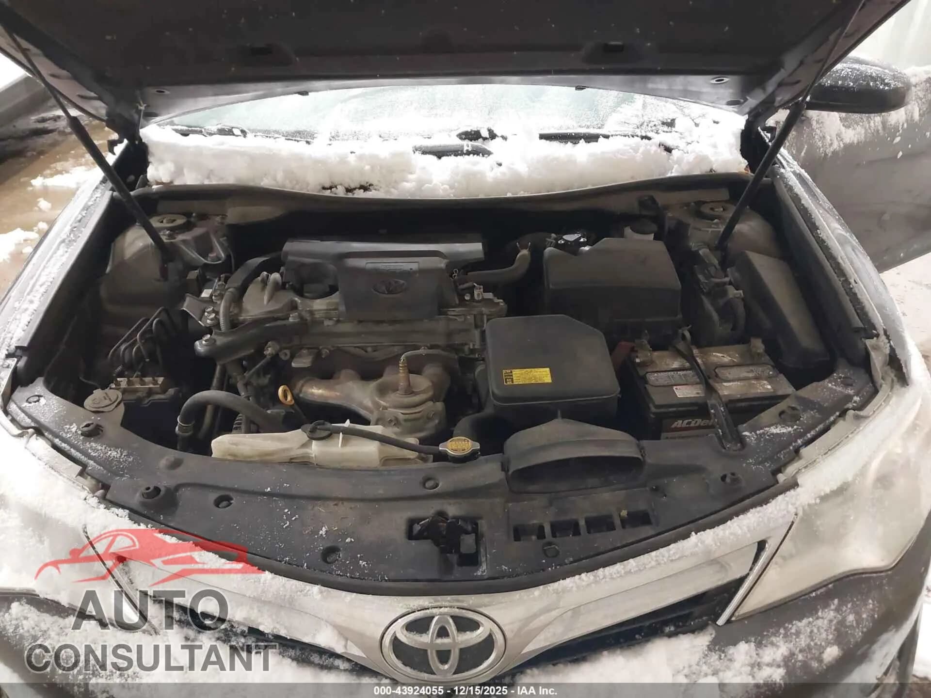 2012 TOYOTA CAMRY Damaged VIN 4T4BF1FKXCR223540 – odometer reading 2012 TOYOTA CAMRY Damaged VIN 4T4BF1FKXCR223540 – odometer reading