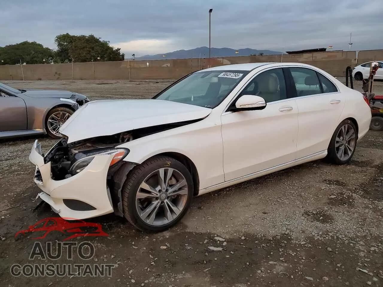 2015 MERCEDES-BENZ C-CLASS Damaged VIN 55SWF4JB3FU057639 – front exterior 2015 MERCEDES-BENZ C-CLASS Damaged VIN 55SWF4JB3FU057639 – front exterior