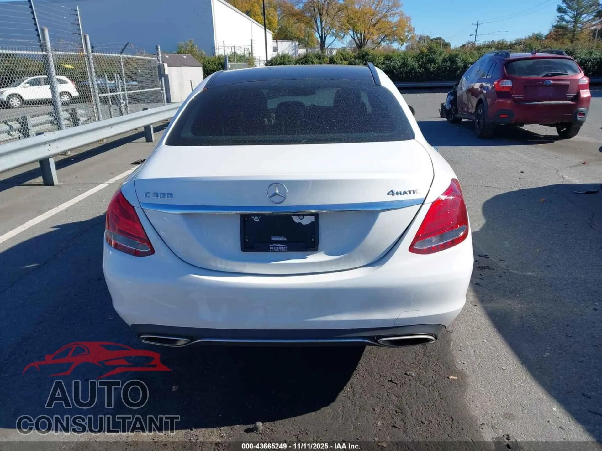 2016 MERCEDES-BENZ C 300 Damaged VIN 55SWF4KB9GU108075 – photo 17 2016 MERCEDES-BENZ C 300 Damaged VIN 55SWF4KB9GU108075 – photo 17