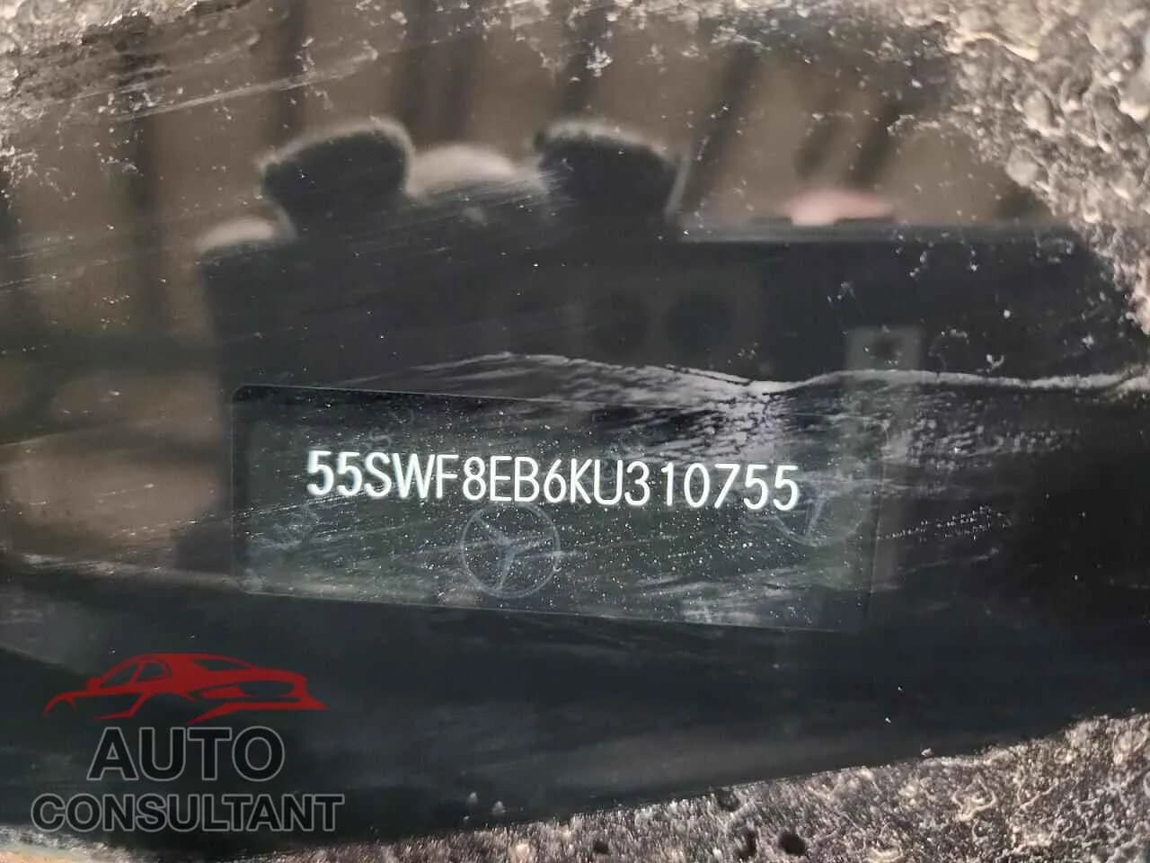2019 MERCEDES-BENZ C-CLASS Damaged VIN 55SWF8EB6KU310755 – photo 12 2019 MERCEDES-BENZ C-CLASS Damaged VIN 55SWF8EB6KU310755 – photo 12