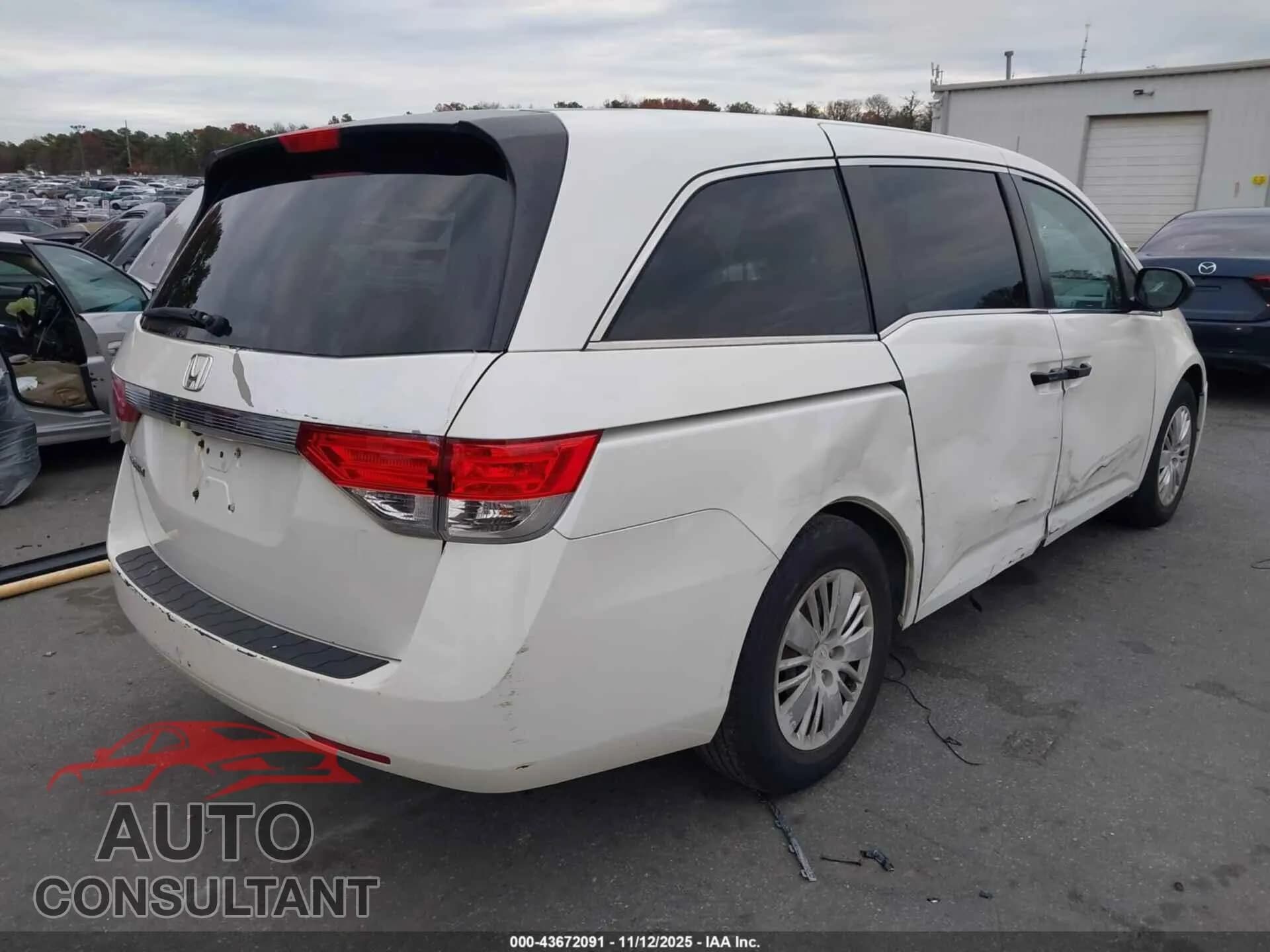 2014 HONDA ODYSSEY Damaged VIN 5FNRL5H2XEB003093 – dashboard 2014 HONDA ODYSSEY Damaged VIN 5FNRL5H2XEB003093 – dashboard
